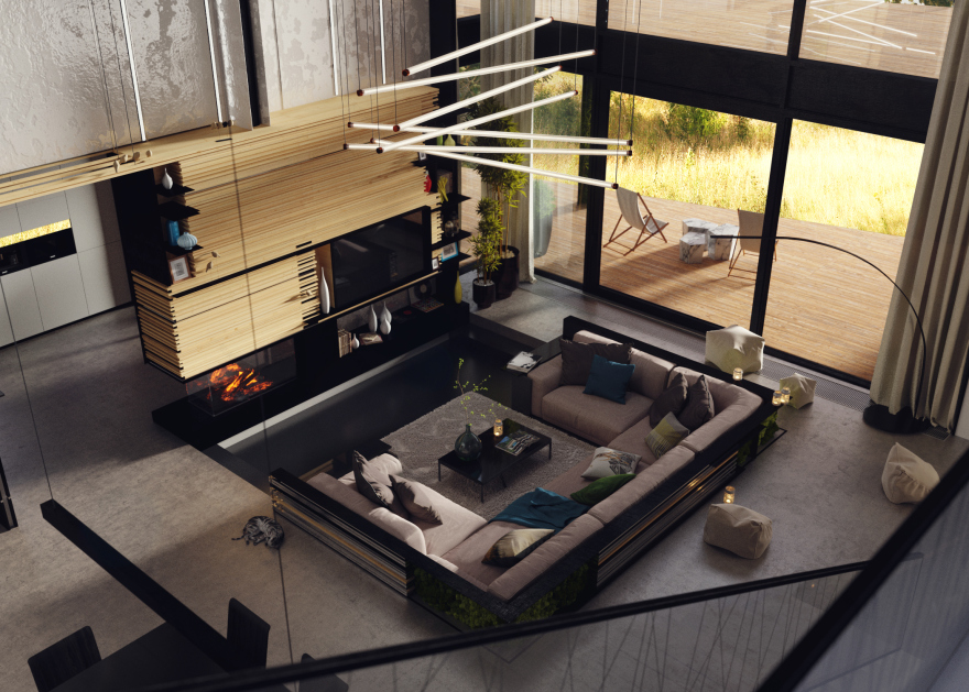 梦幻家园 | Teltsov&partners 打造私人住宅室内设计-6