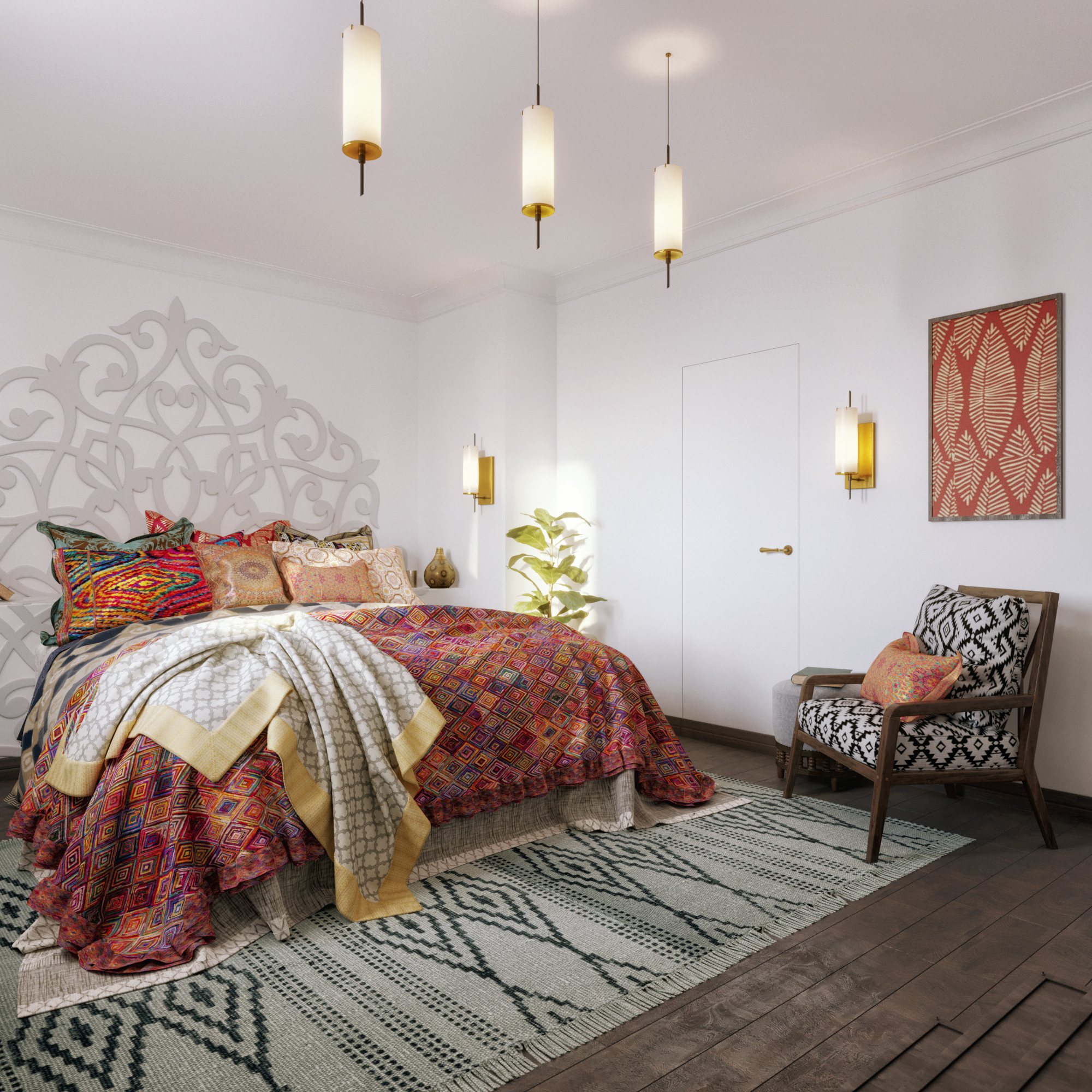 House. Moroccan motifs - 2nd floor-2