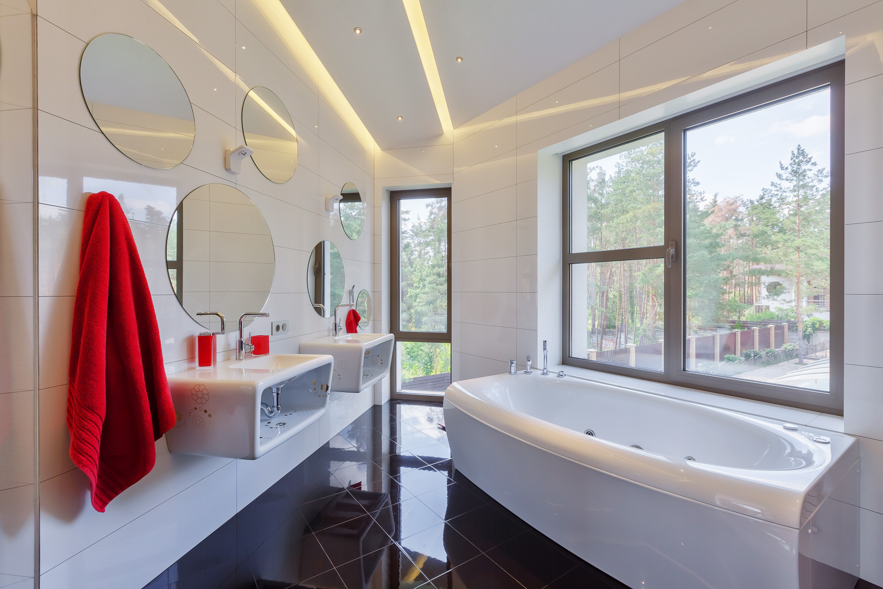 乌克兰智能家居设计,景观与室内和谐共融-20