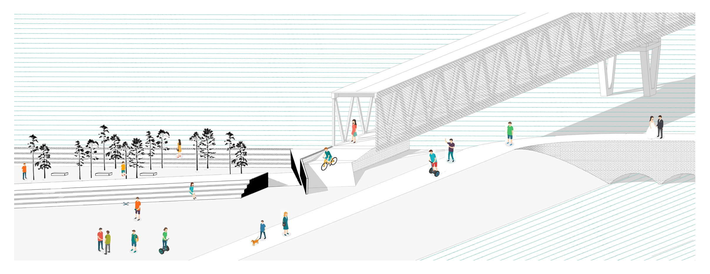 RETI INCLUSIVE 公共自行车道设计-15