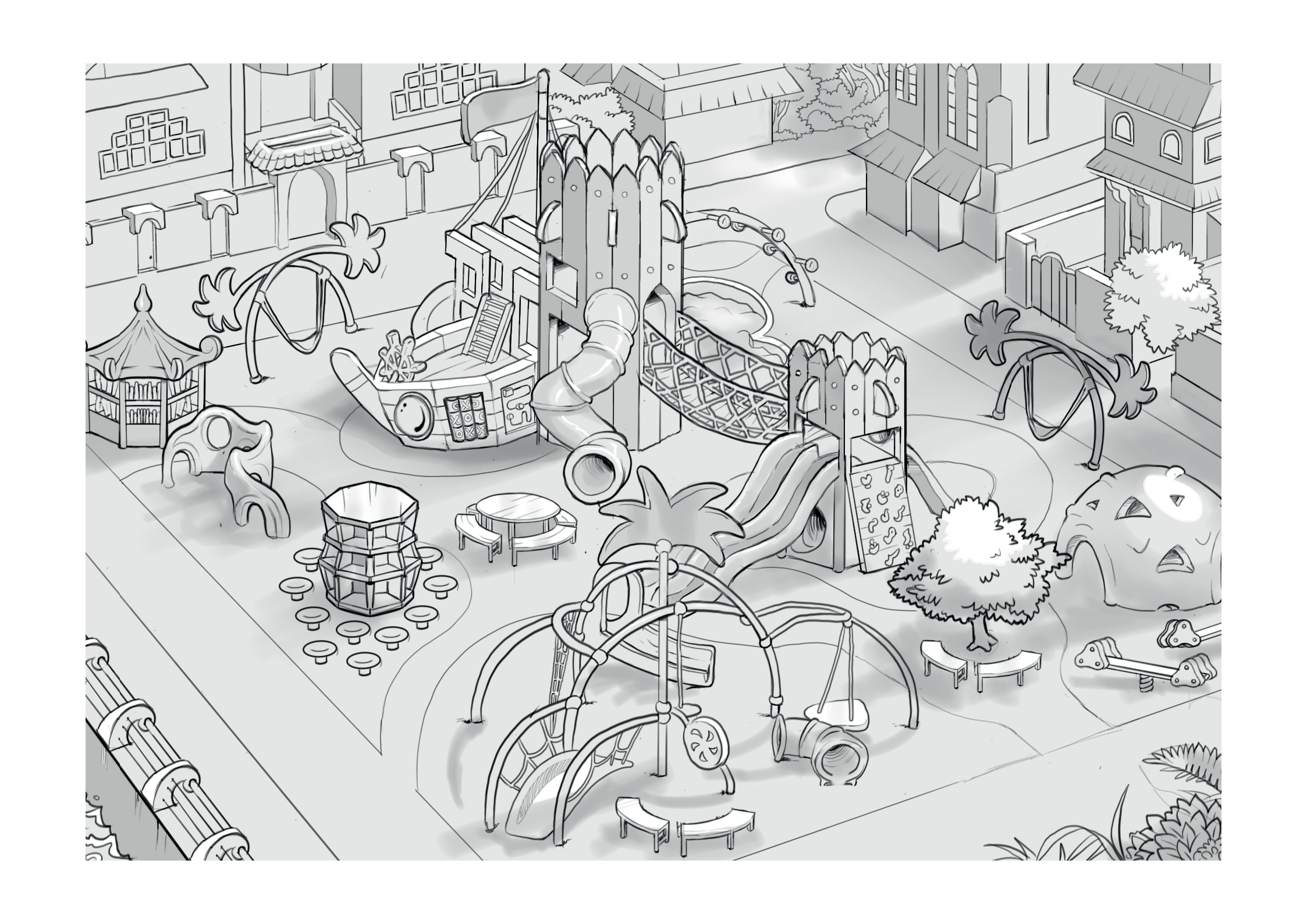 Sesame Street Concept Design (Arabic Version)-2