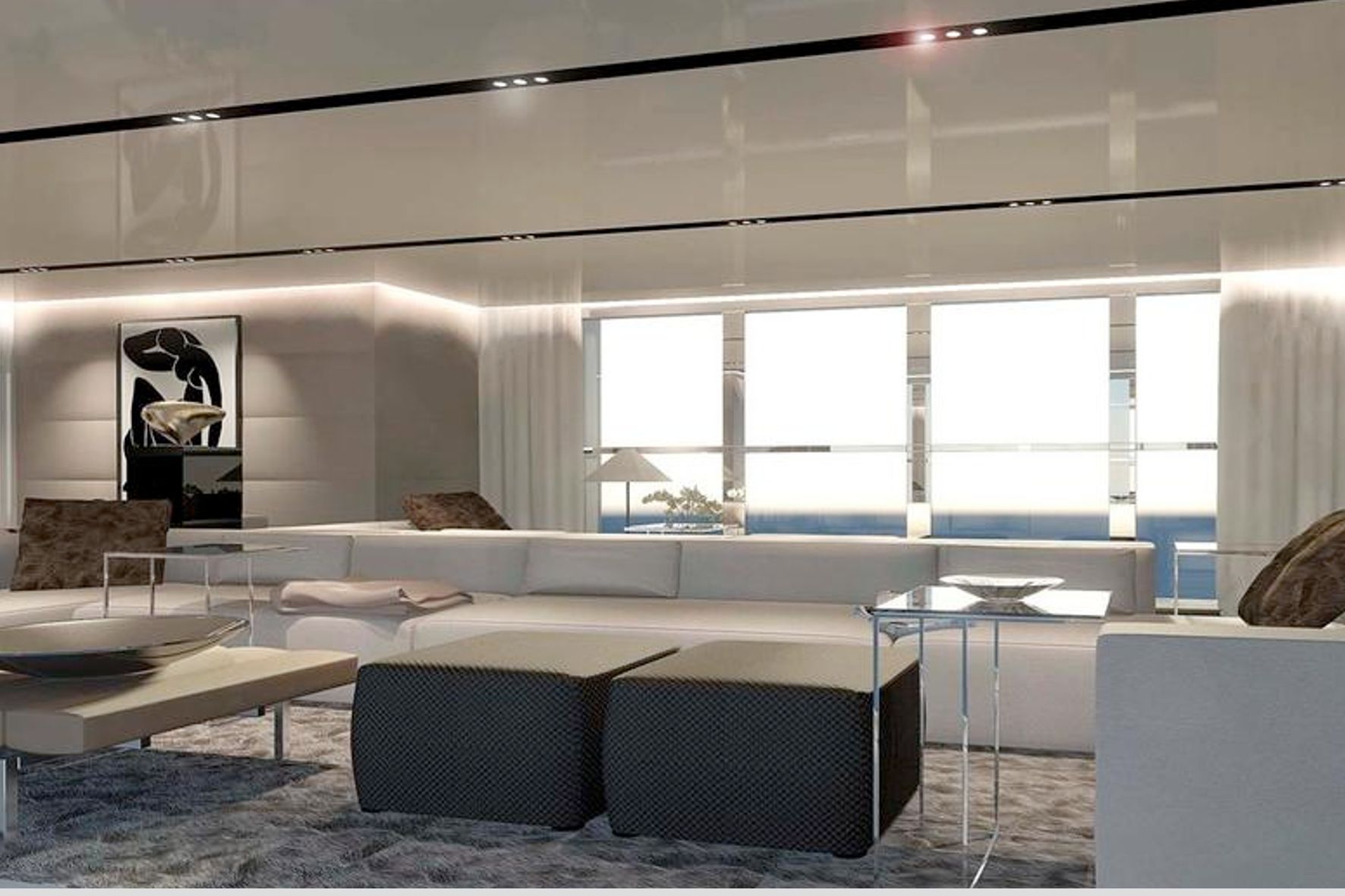 船舶室内设计团队打造 50 米豪华游艇内饰-40