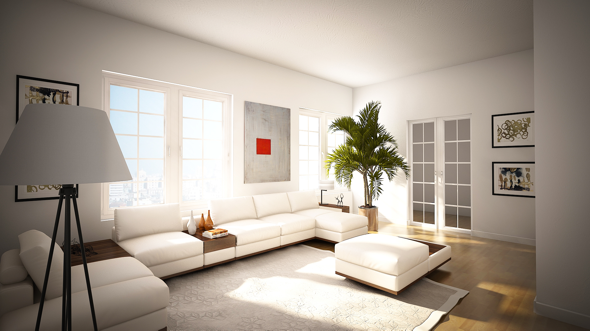 现代简约客厅设计案例-9