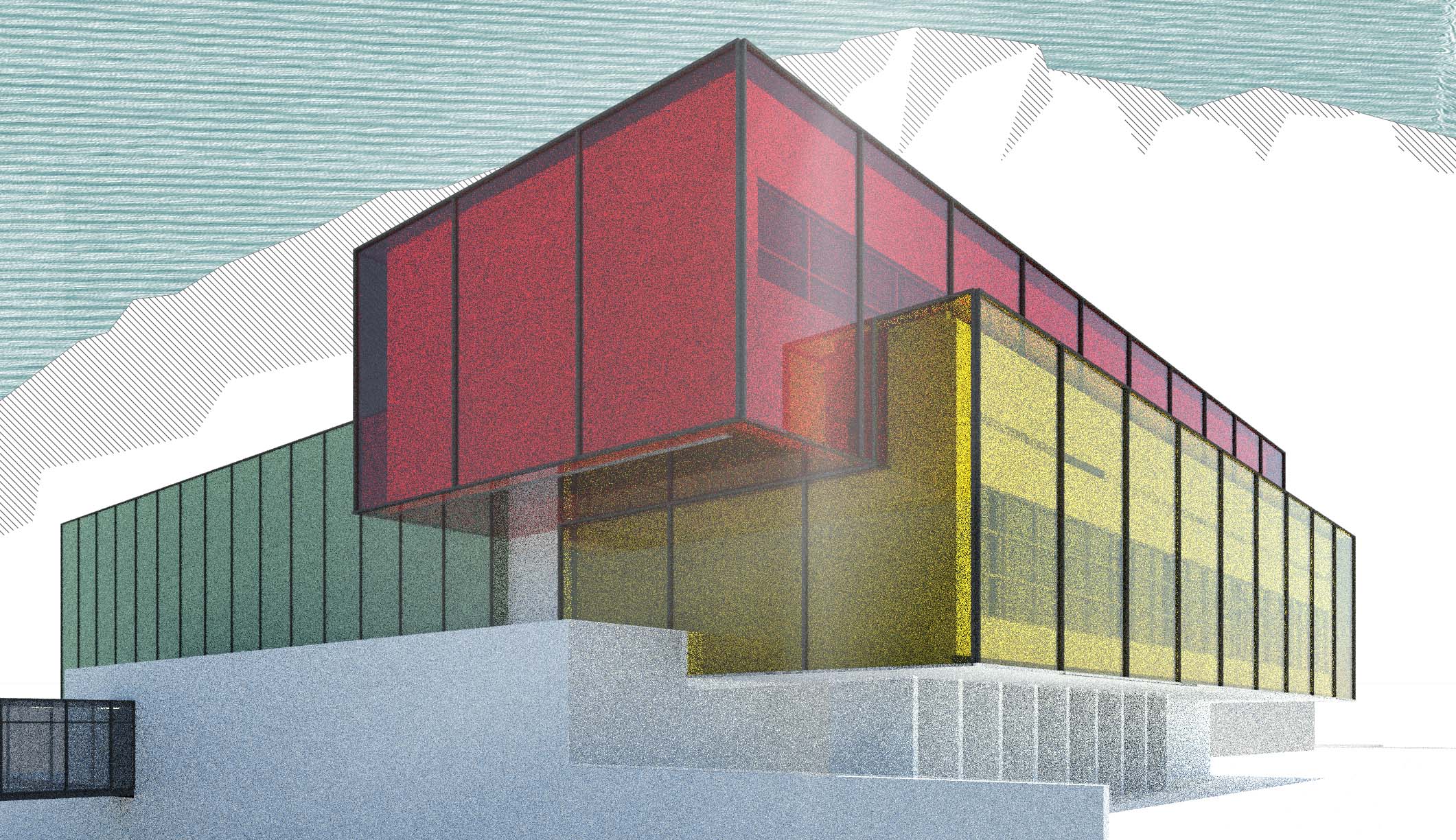 模块化设计打造现代中学教育空间-1