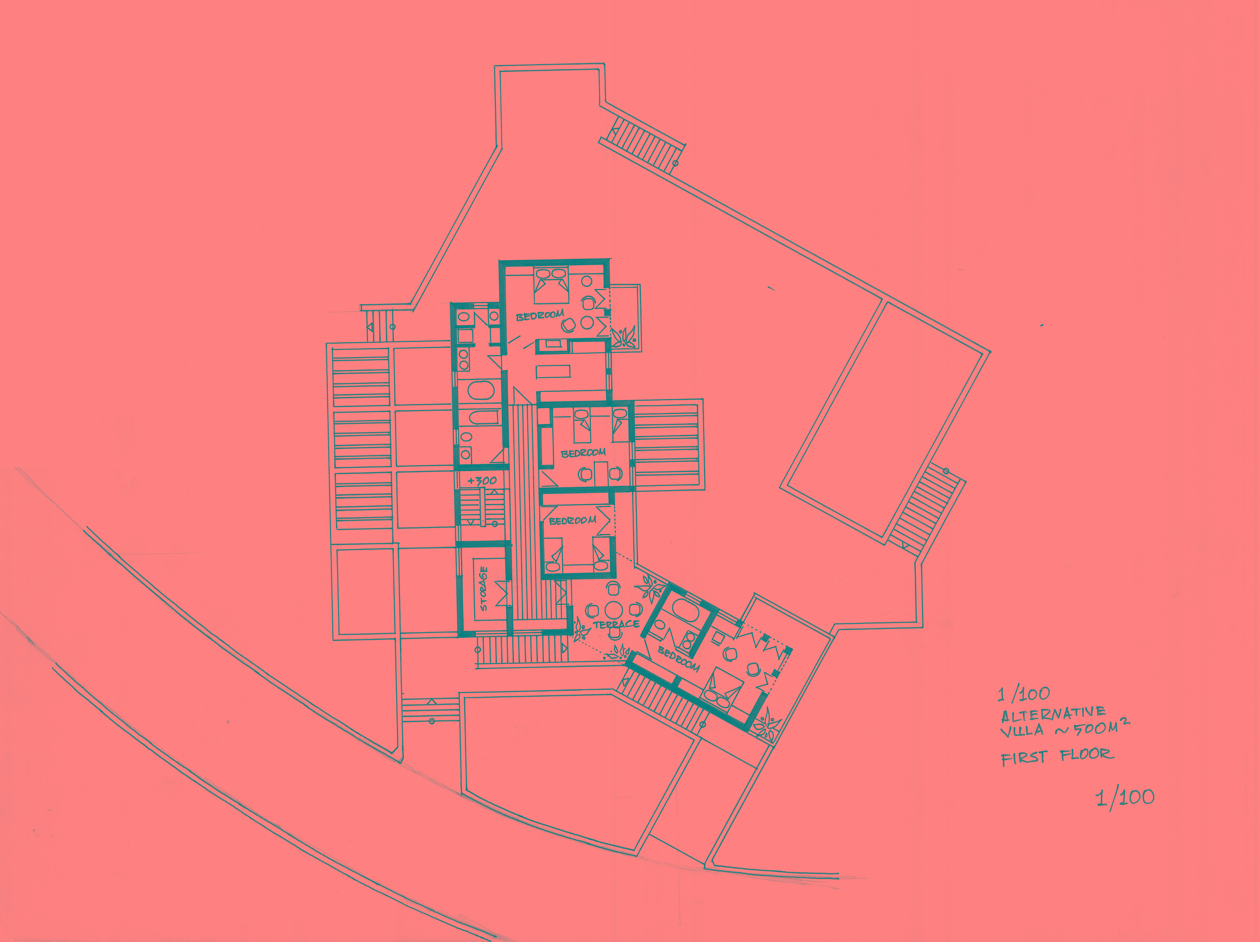 未实现的土耳其巴特鲁姆豪华私人庄园设计-4