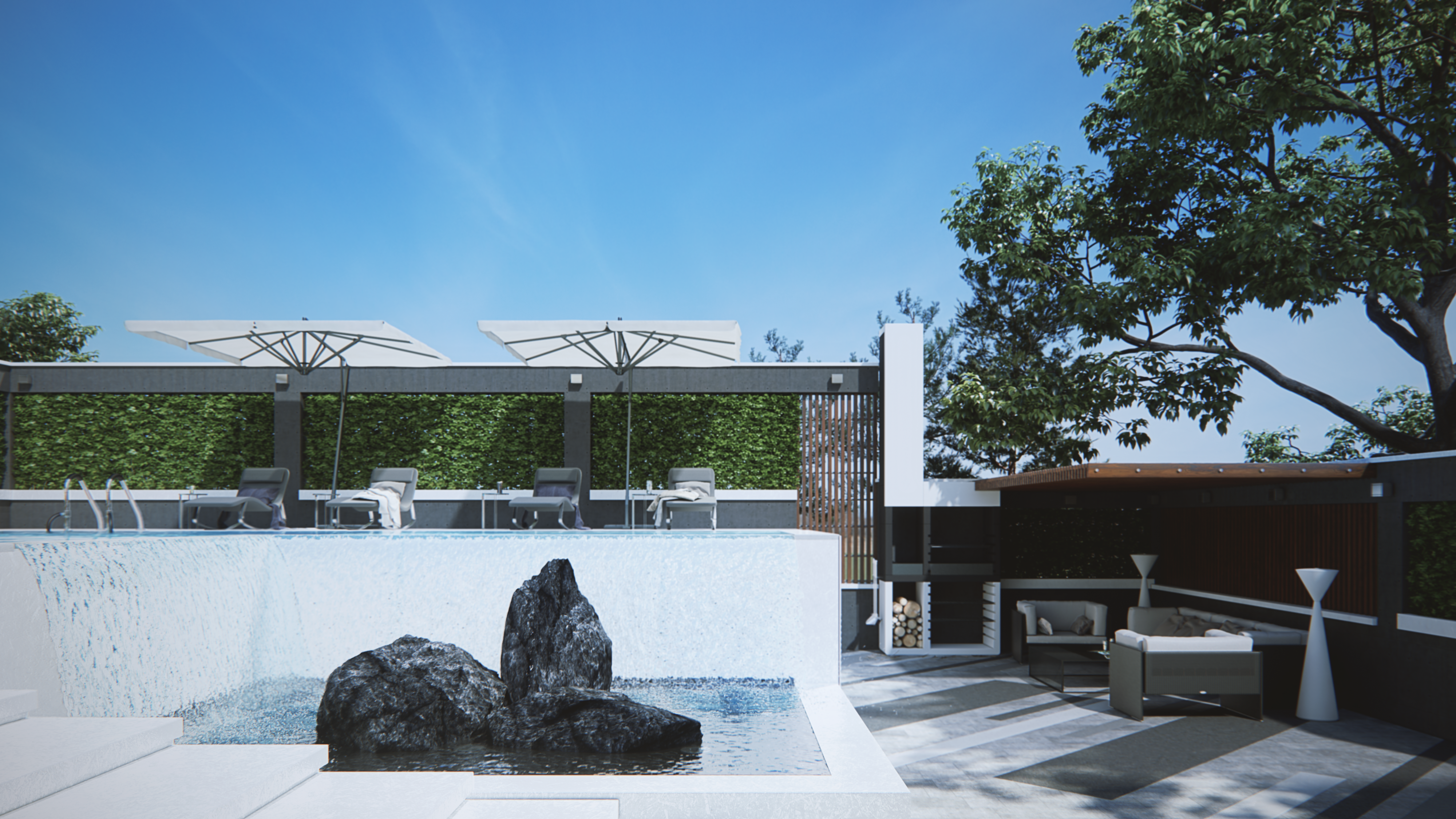 Hill House（山间豪华现代住宅）-29