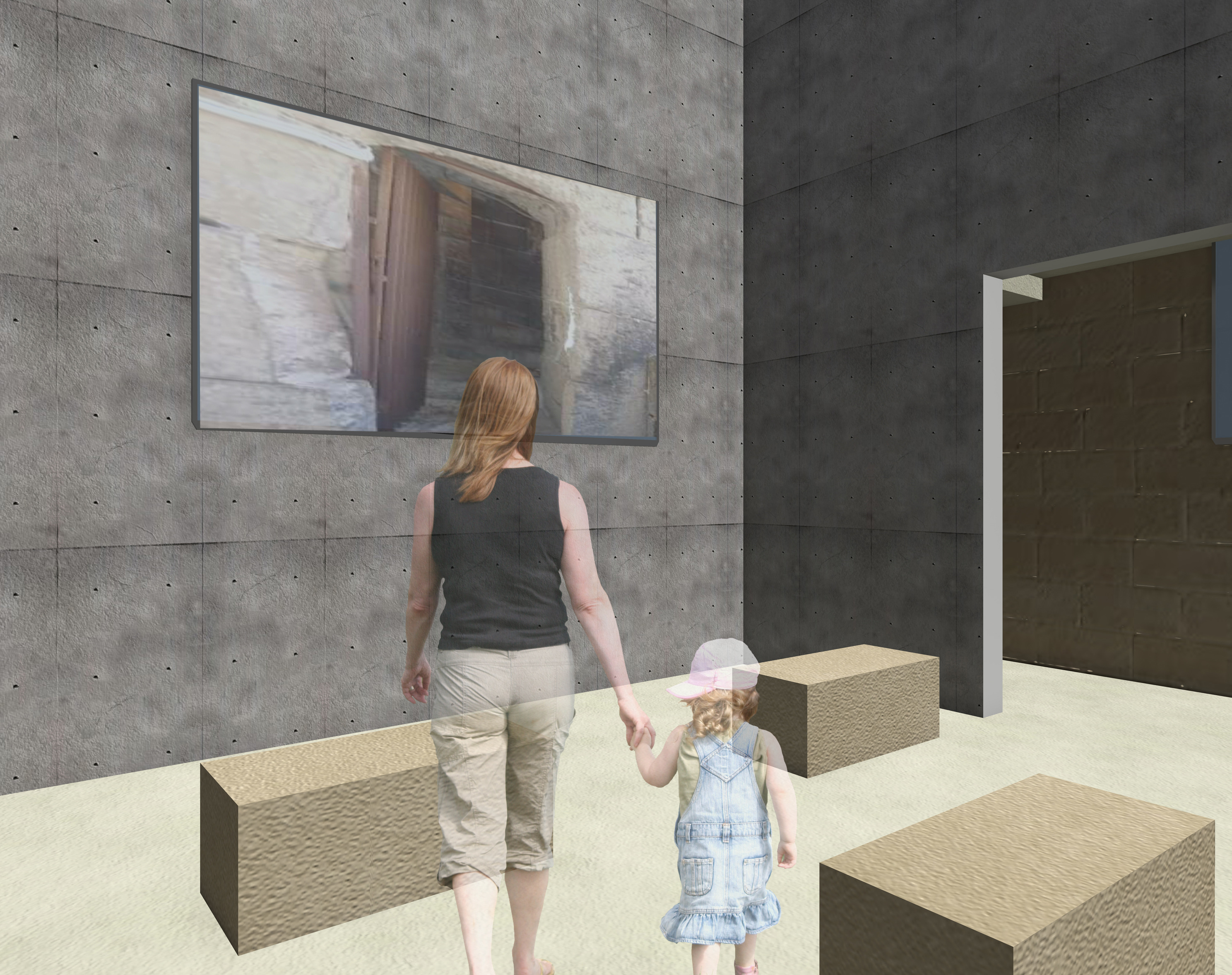 圣卡夏诺大教堂钟楼入口阶梯设计竞赛方案-5