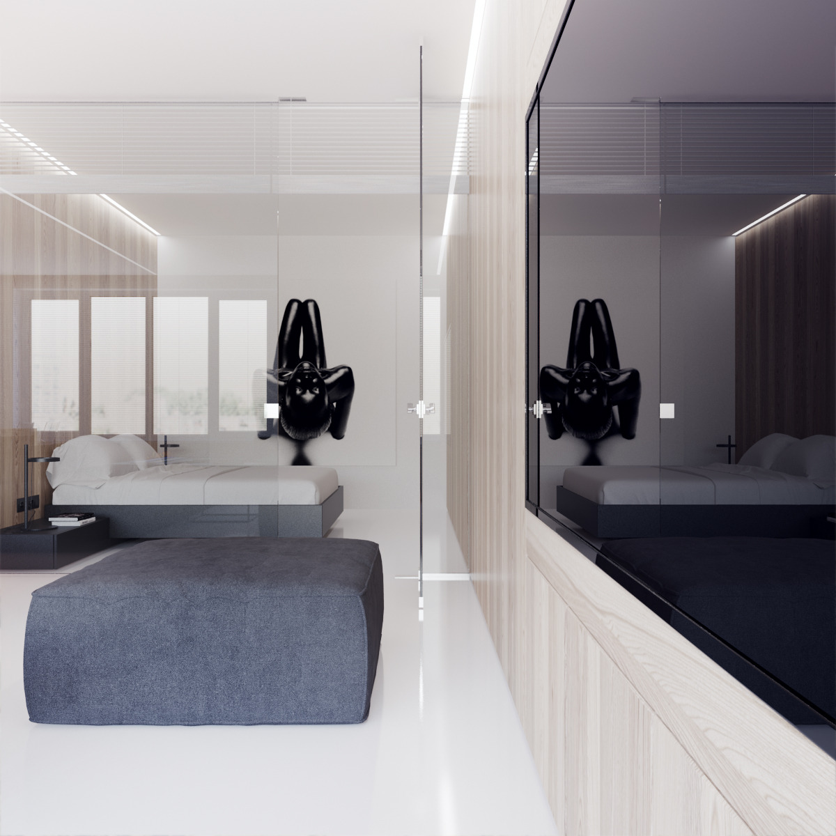 莫斯科极简单身公寓-7