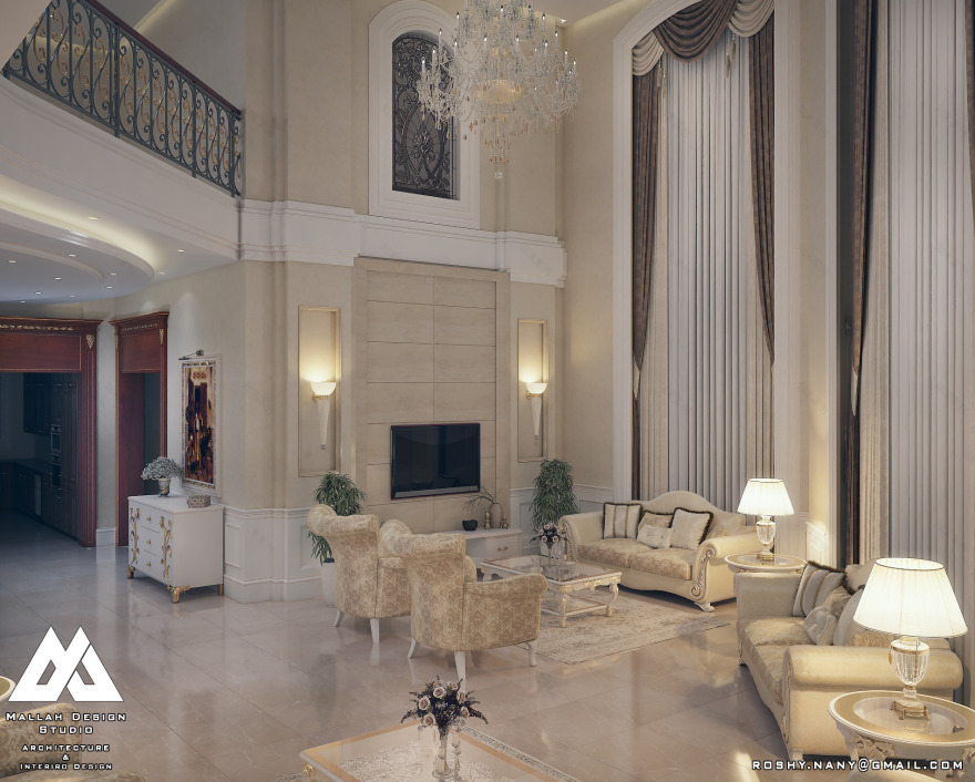 2017 年完成的别墅室内设计案例-1