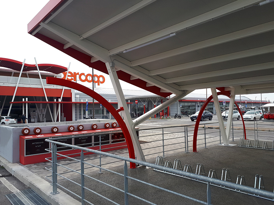 智能环保的自行车停车设施-2