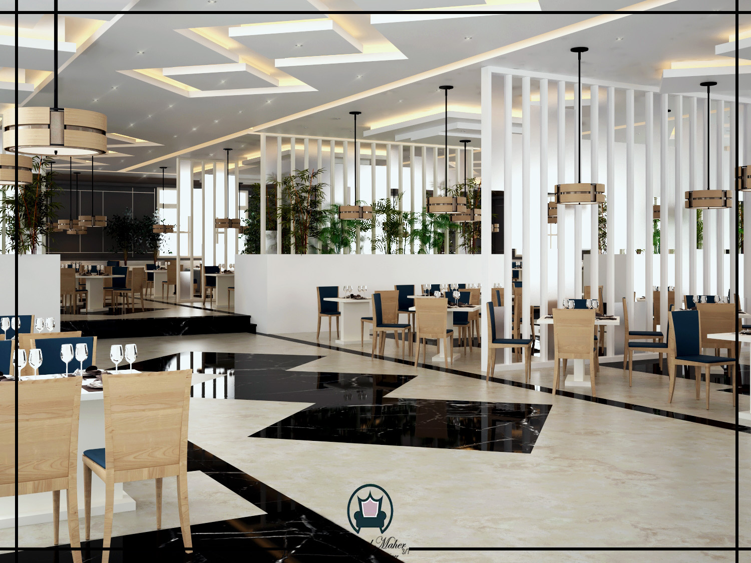 Main Restaurant -interior design--7