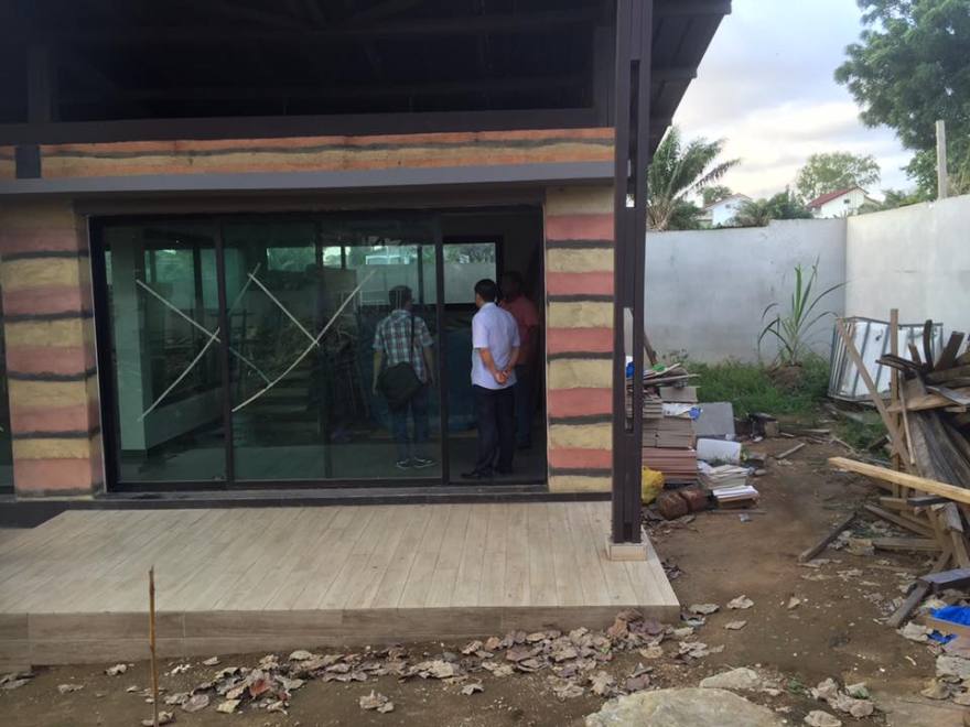 2016 年完成的土坯与木质结合的企业总部设计-31