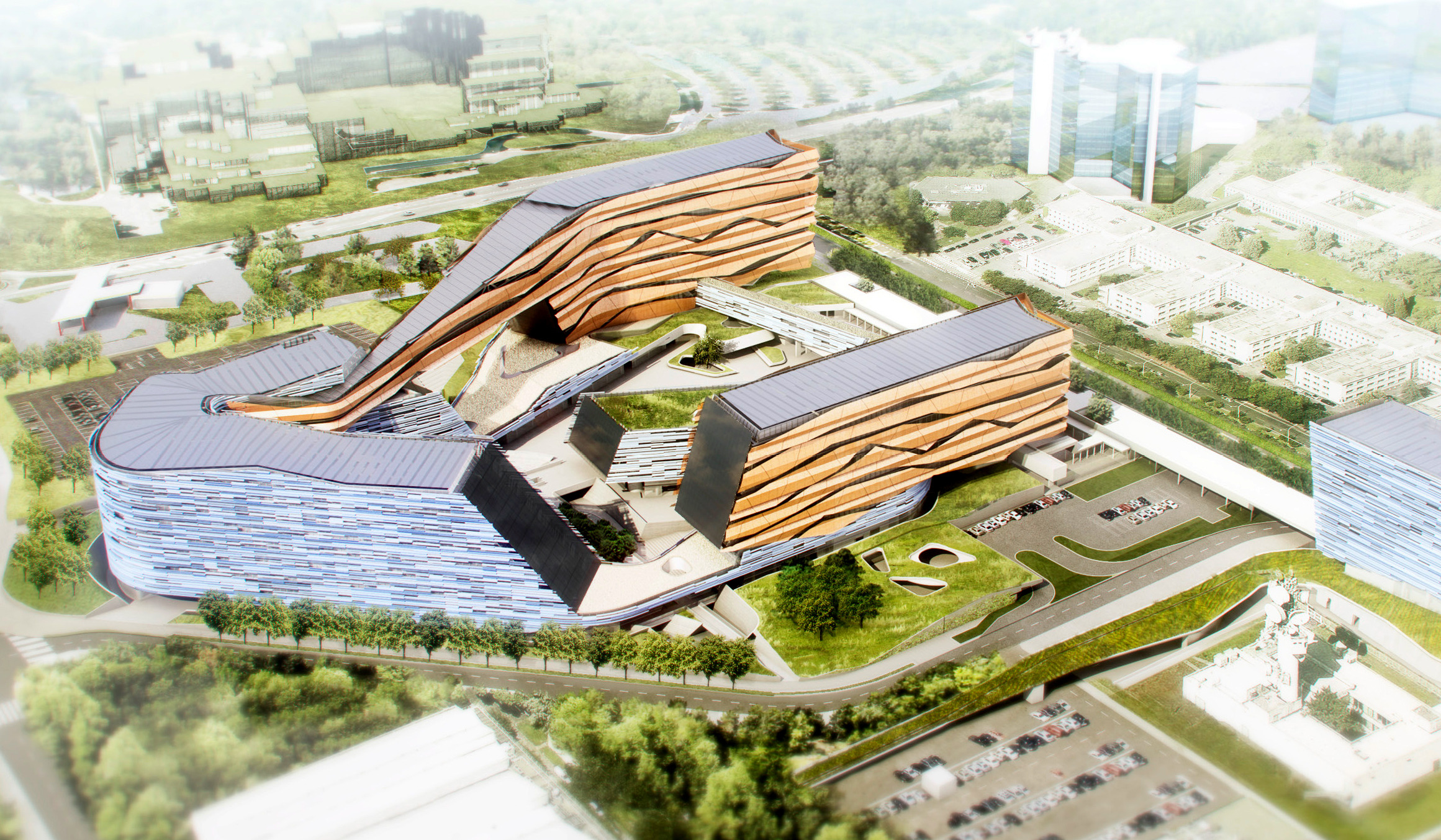 米兰 Eni 总部大楼 · 现代办公空间的绿色与创新设计-1