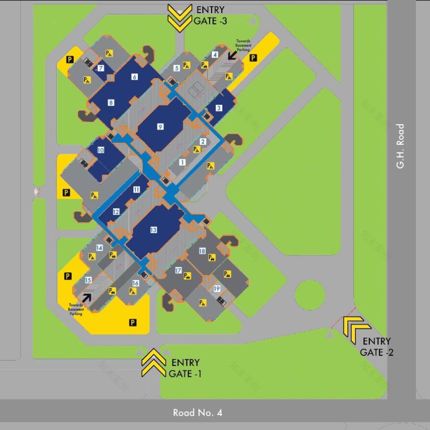 Udhyog Bhawan 趣味导向标识系统设计-3