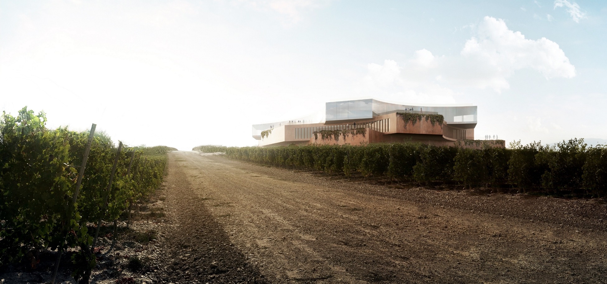 融合自然的现代酒庄设计-1