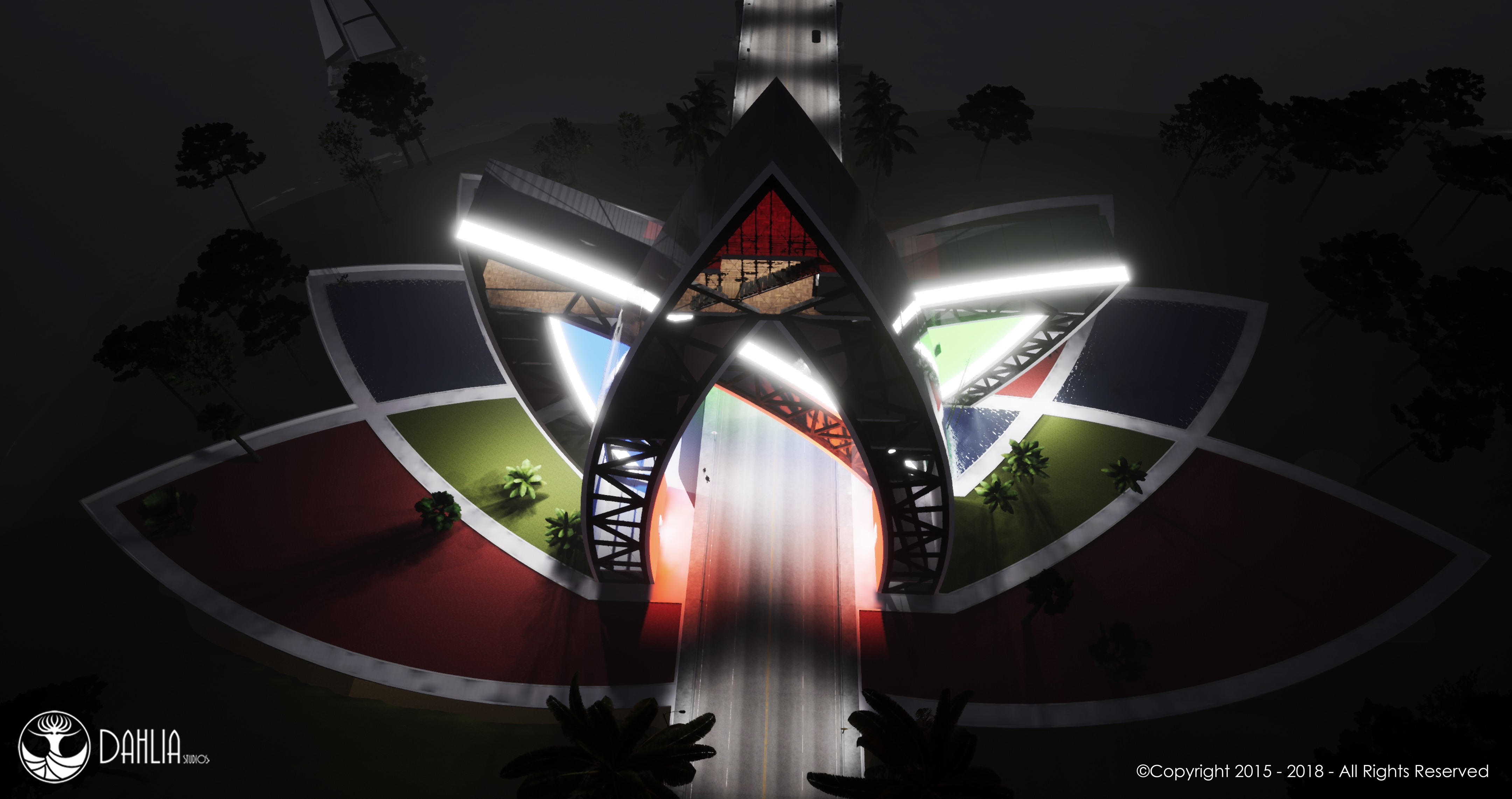 加纳国家独立 50 周年纪念建筑 | 和谐拱门-0