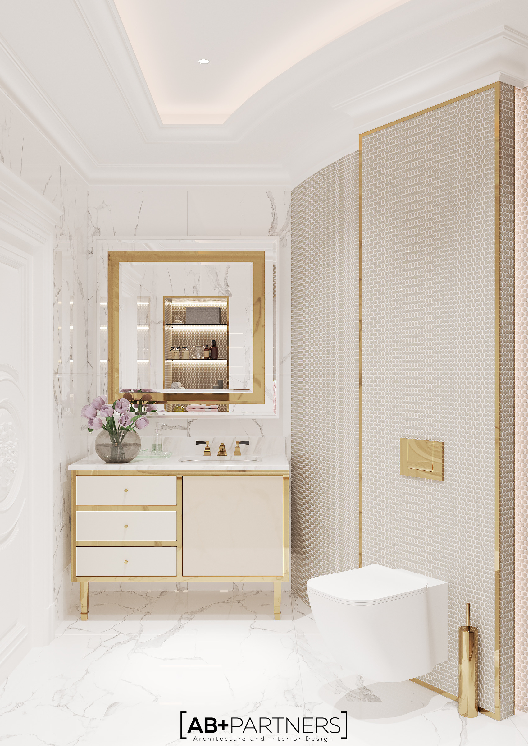 伦敦豪华别墅现代奢华室内设计-59