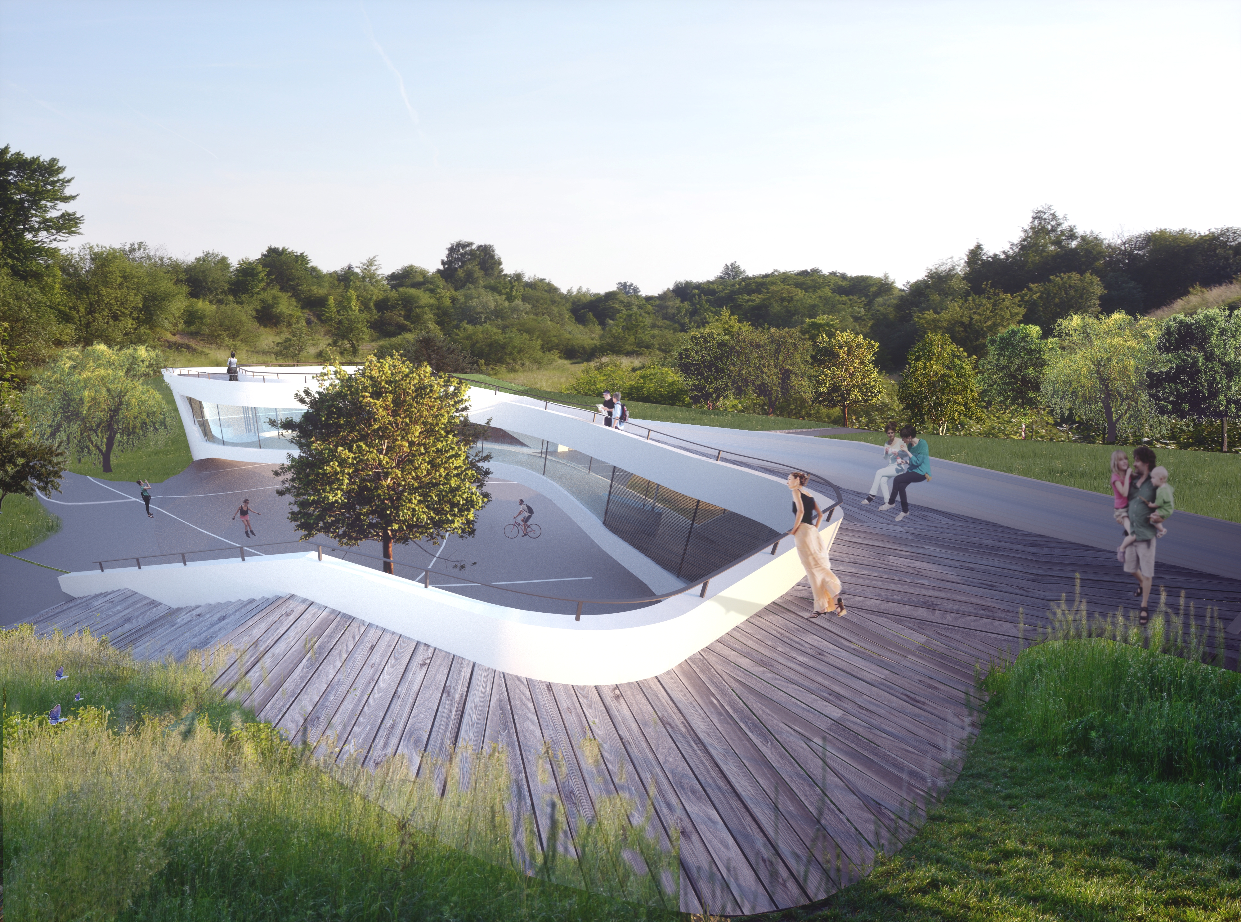 绿意盎然的城市公园-1