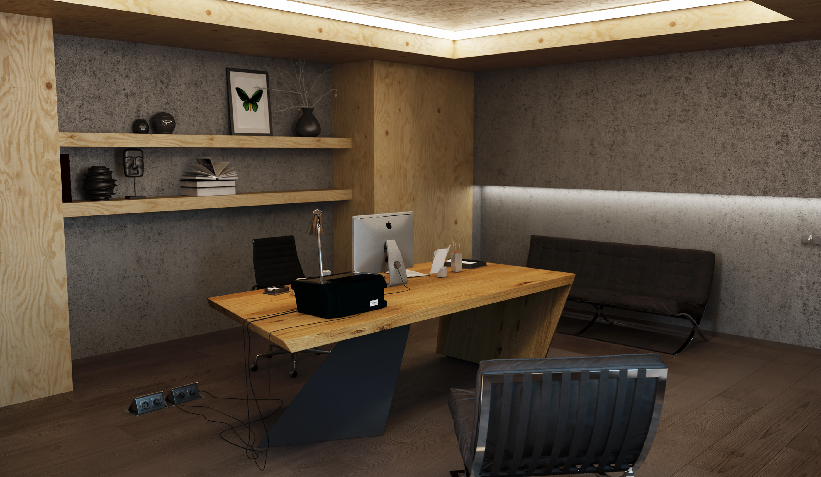 Visualization of a country house-15