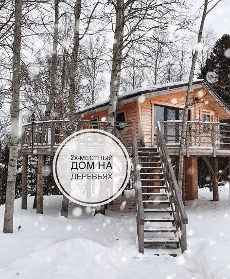 阿尔卑斯山风格木屋酒店与树屋设计-14