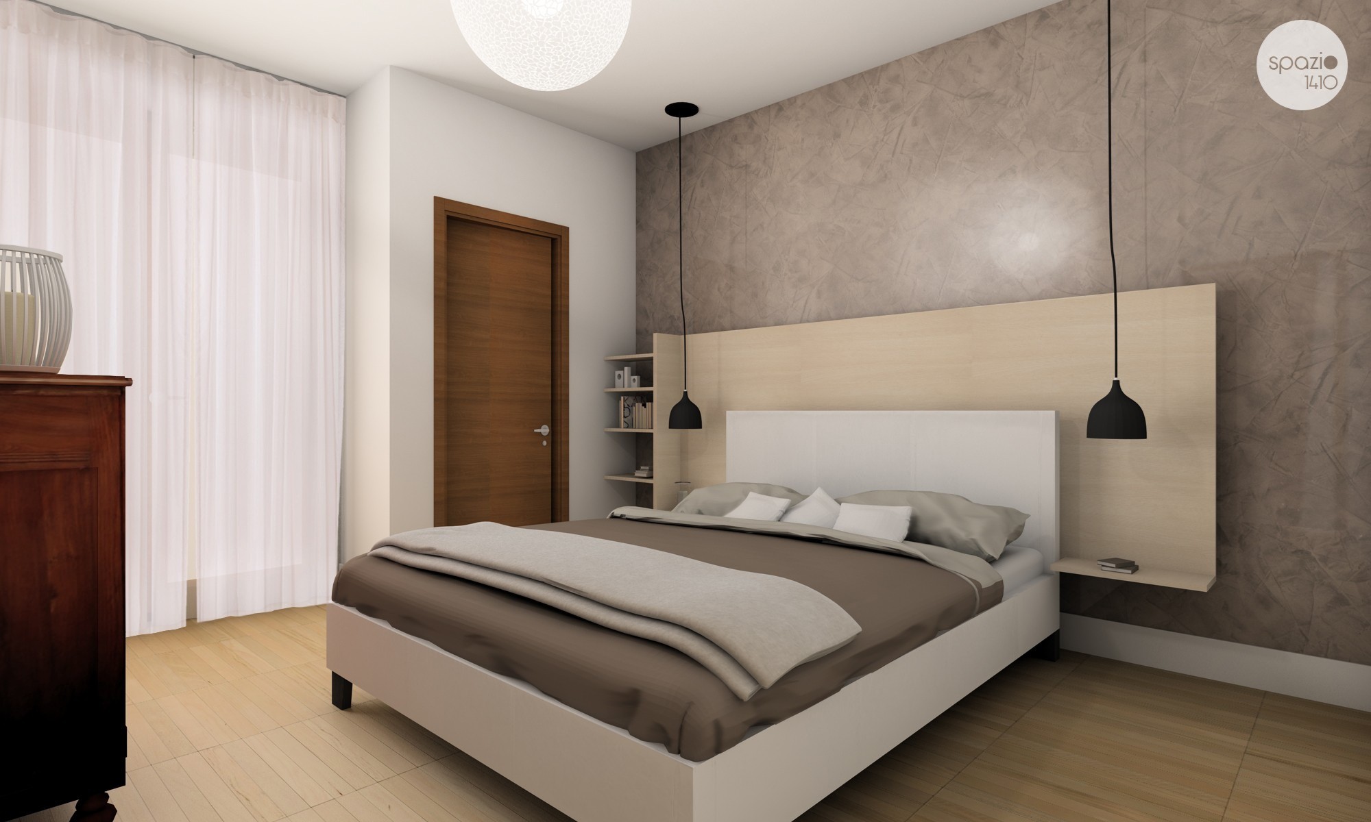 2014 年现代经典公寓设计案例 | 卧室配独立浴室，主次分明-27