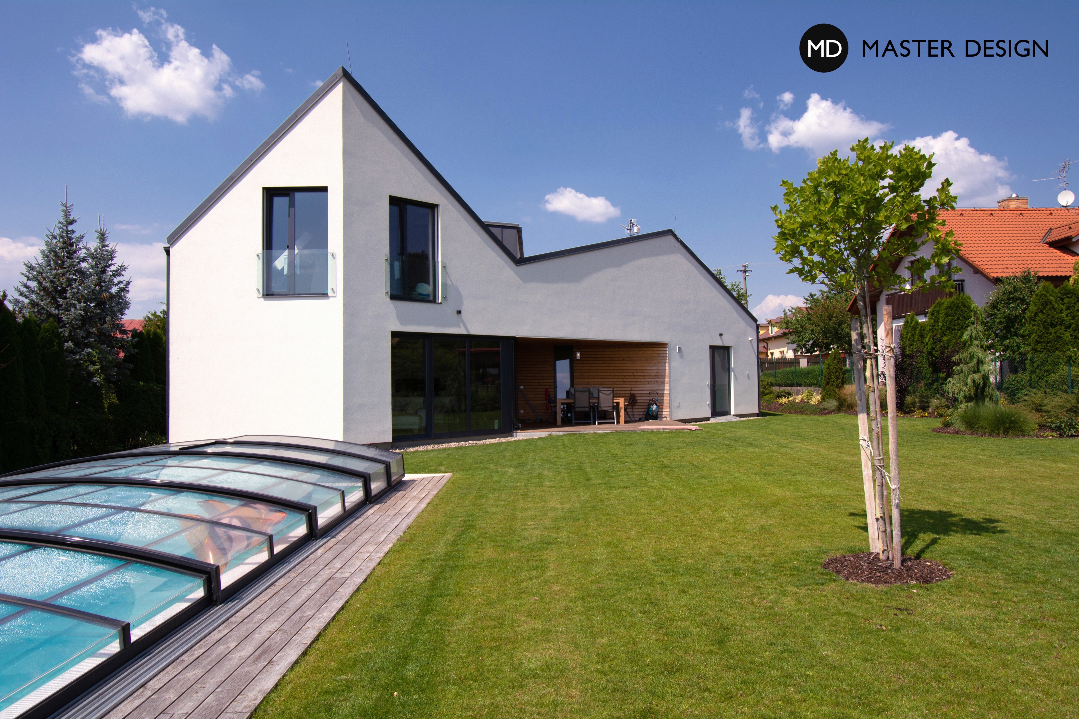 乡间教堂景致的家庭住宅-0