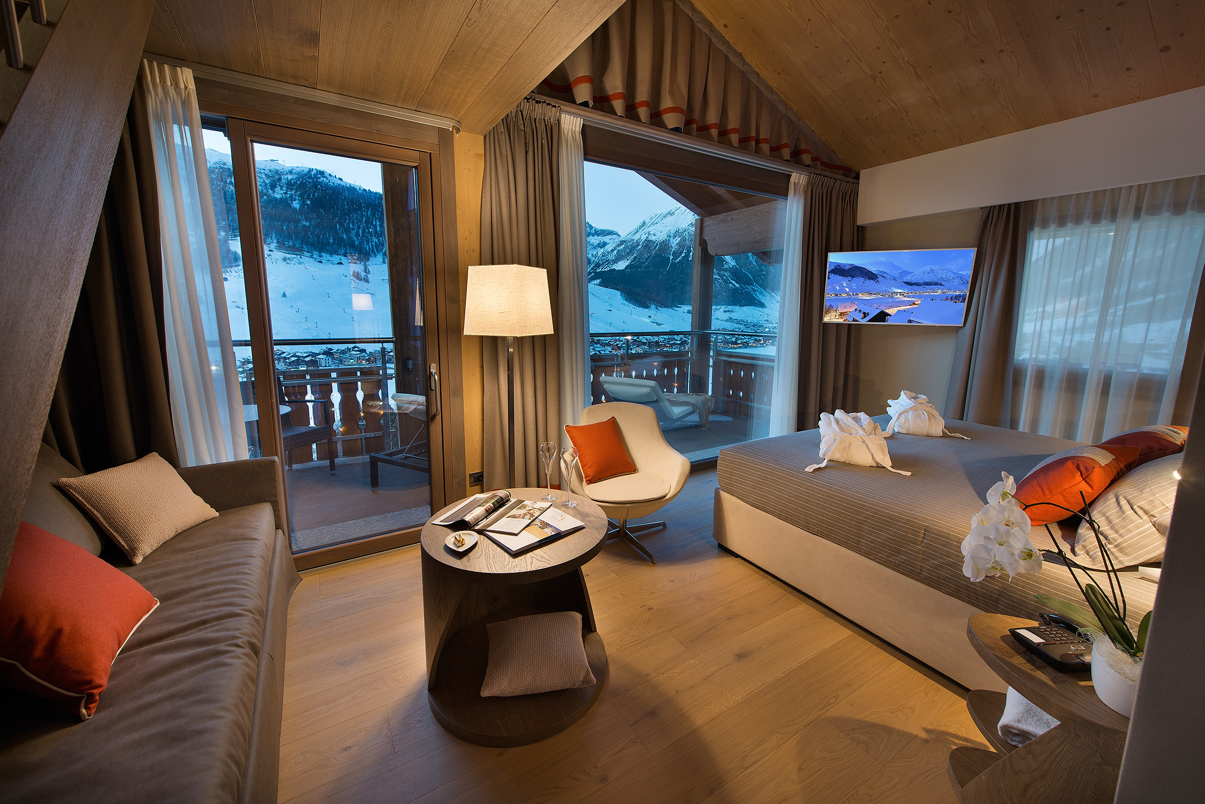 意大利 Livigno 酒店“Baita Montana”自然元素主题设计-15