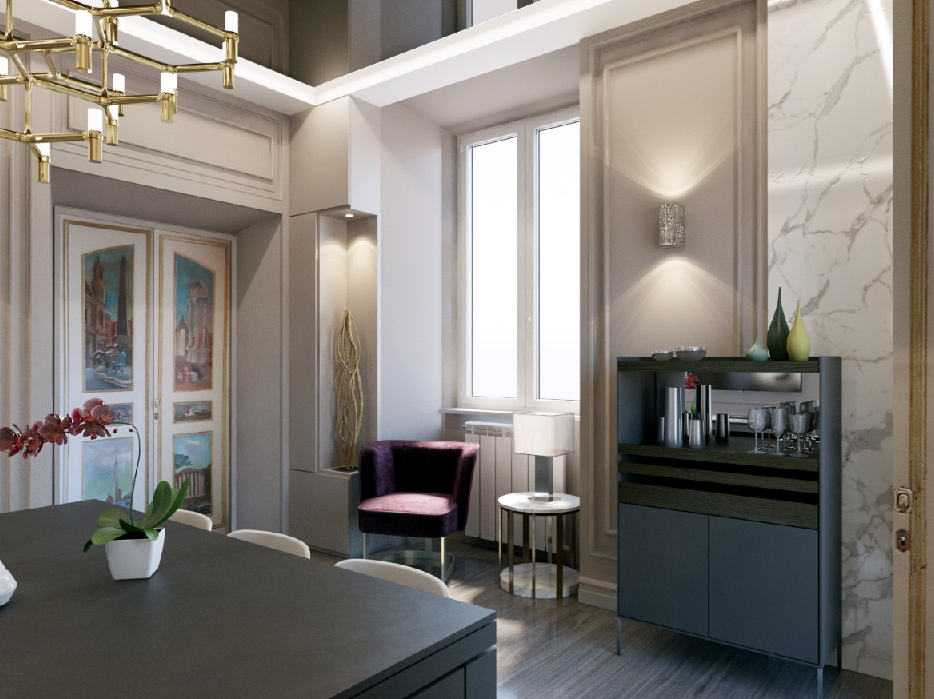 罗马豪华公寓室内设计-5