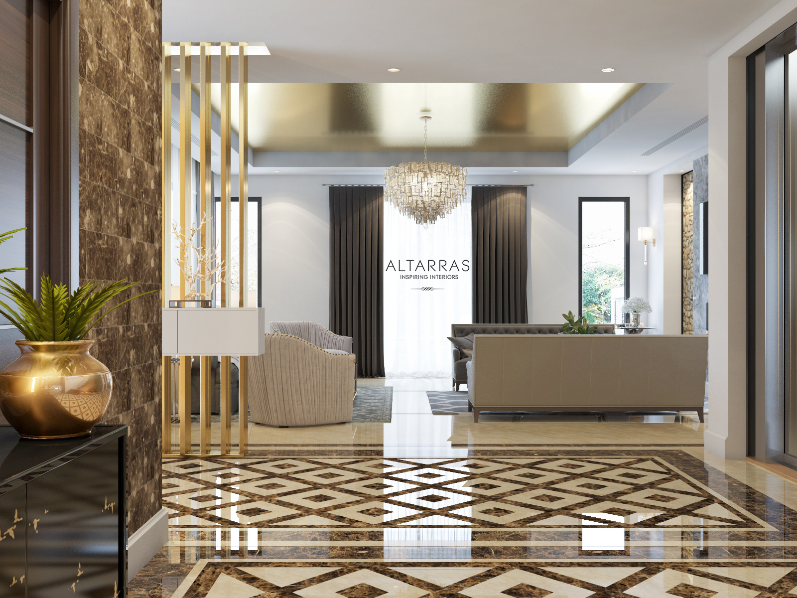 现代风格别墅地下室设计-4