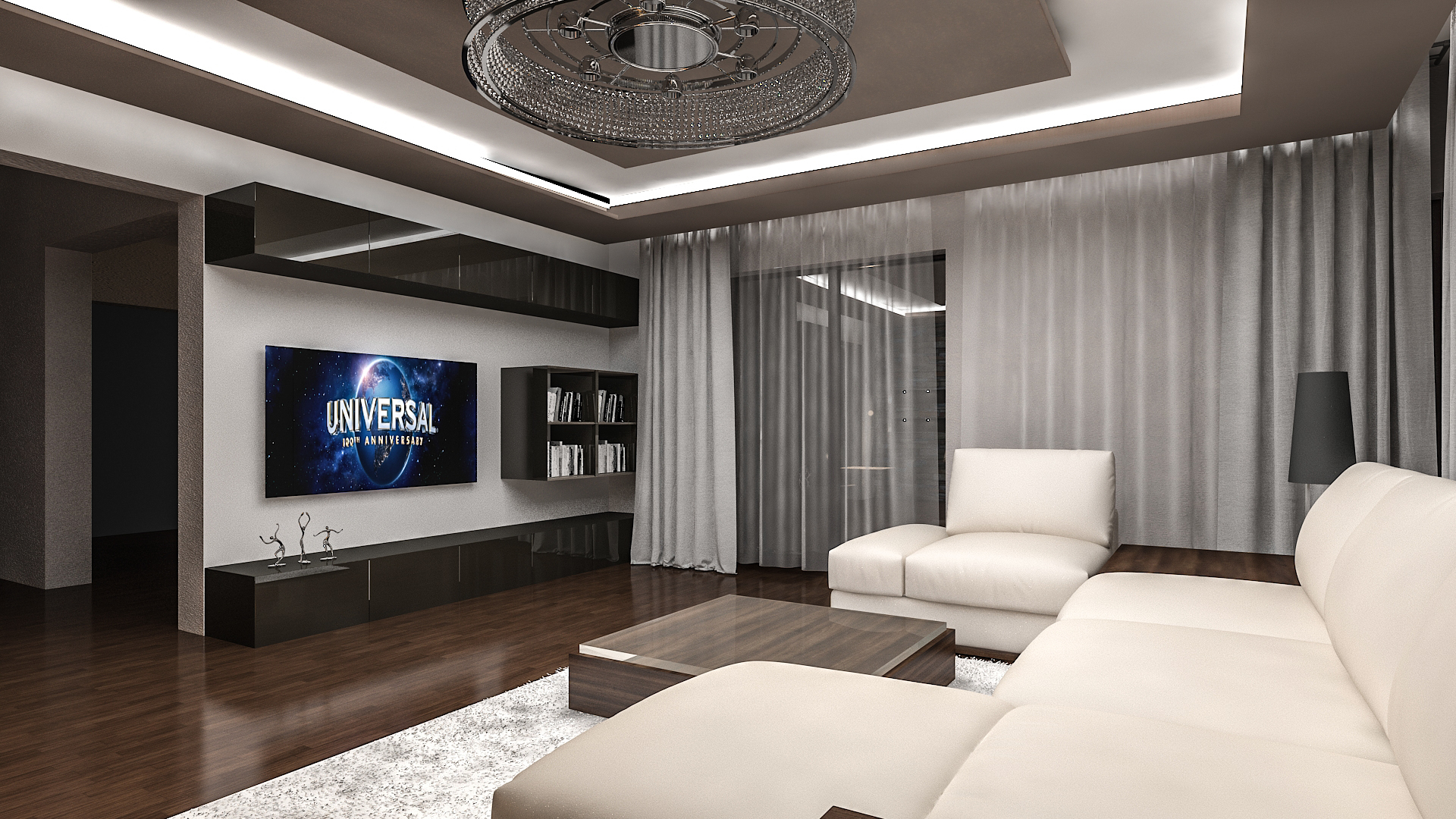 现代简约客厅设计案例-20