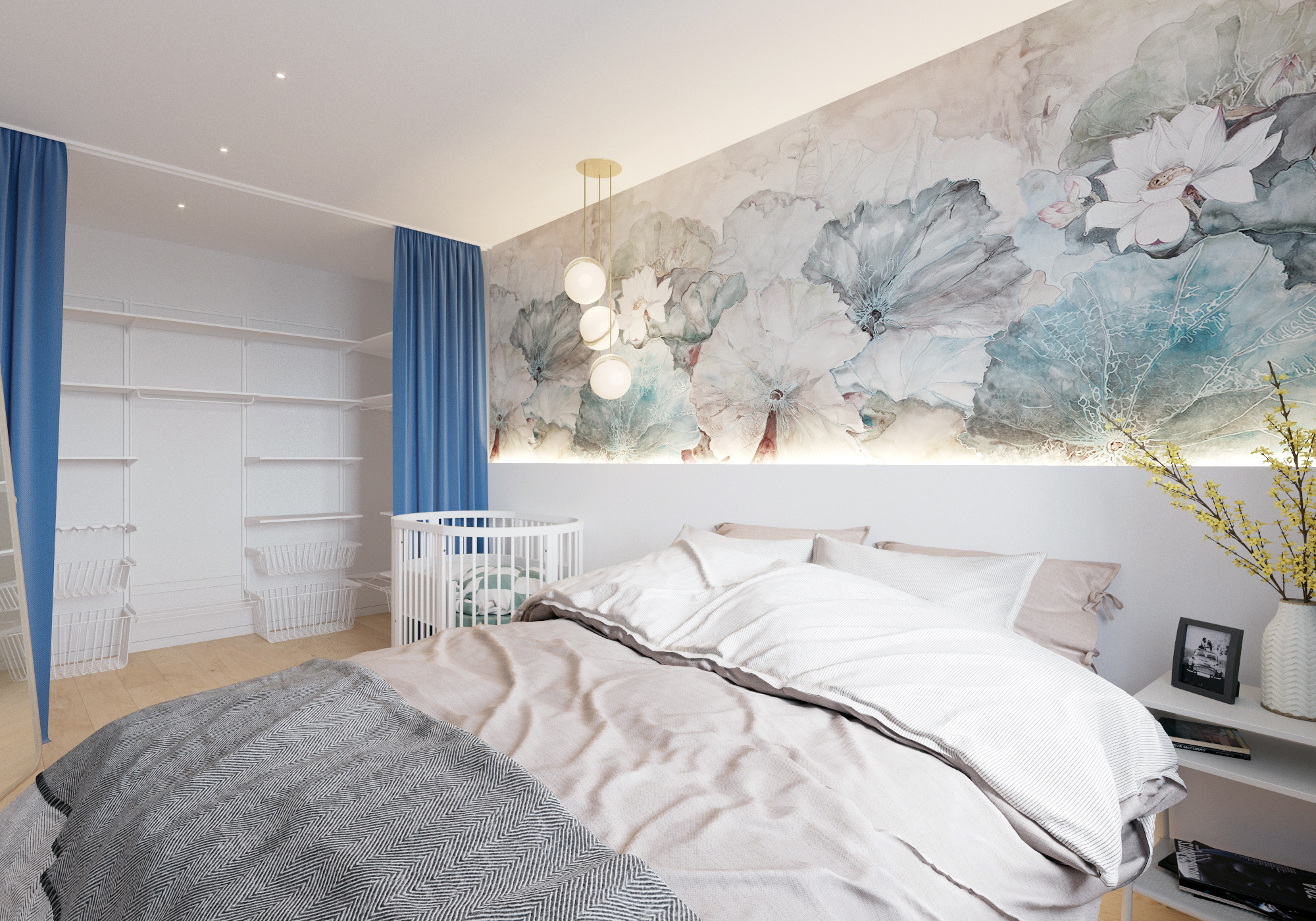 2018 年完成的"Prityazhenie"公寓室内设计-11