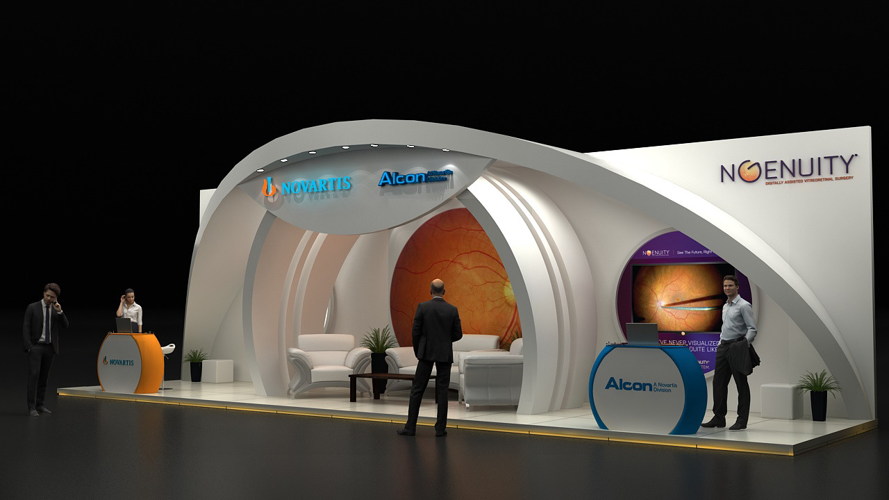 诺华·阿尔康展位-2