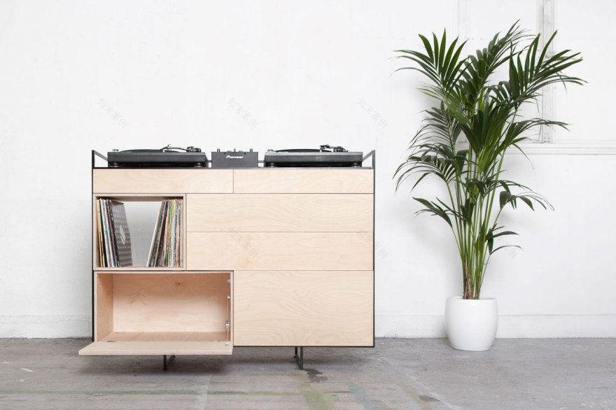 模块化唱片柜 设计巧妙收纳音乐情怀-6