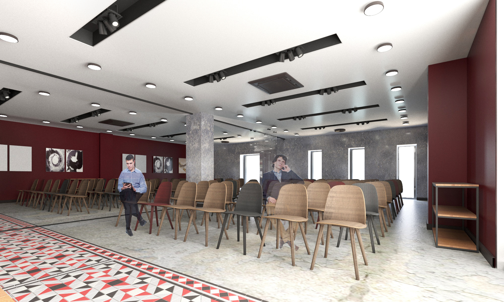 创意教育中心“E1”室内设计-6