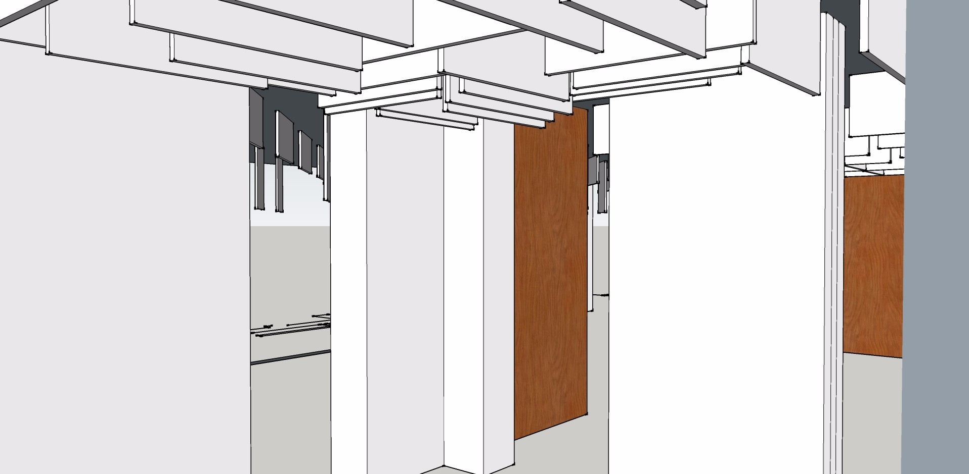 三维立体渲染餐厅环境声学设计-13