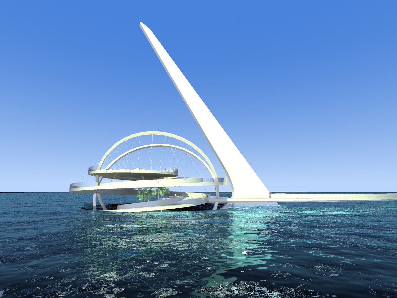 风水螺旋 | 未实现的葡萄牙海滨地标设计-5