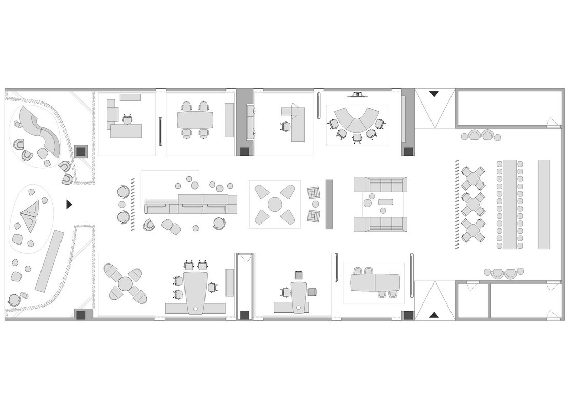 德国餐厅展览空间,灵活多变的办公环境-11