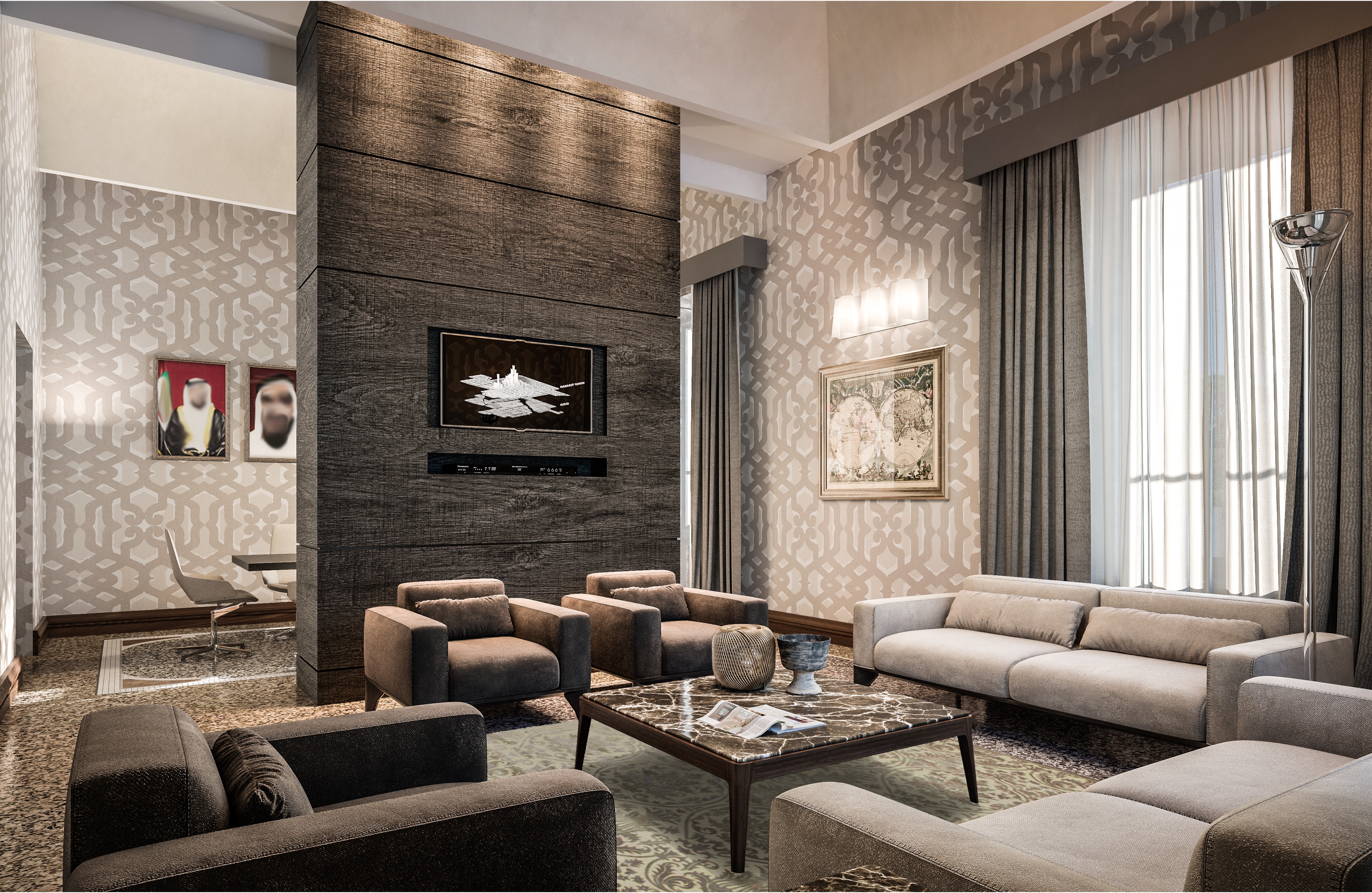 意大利罗马使馆别墅室内设计-37