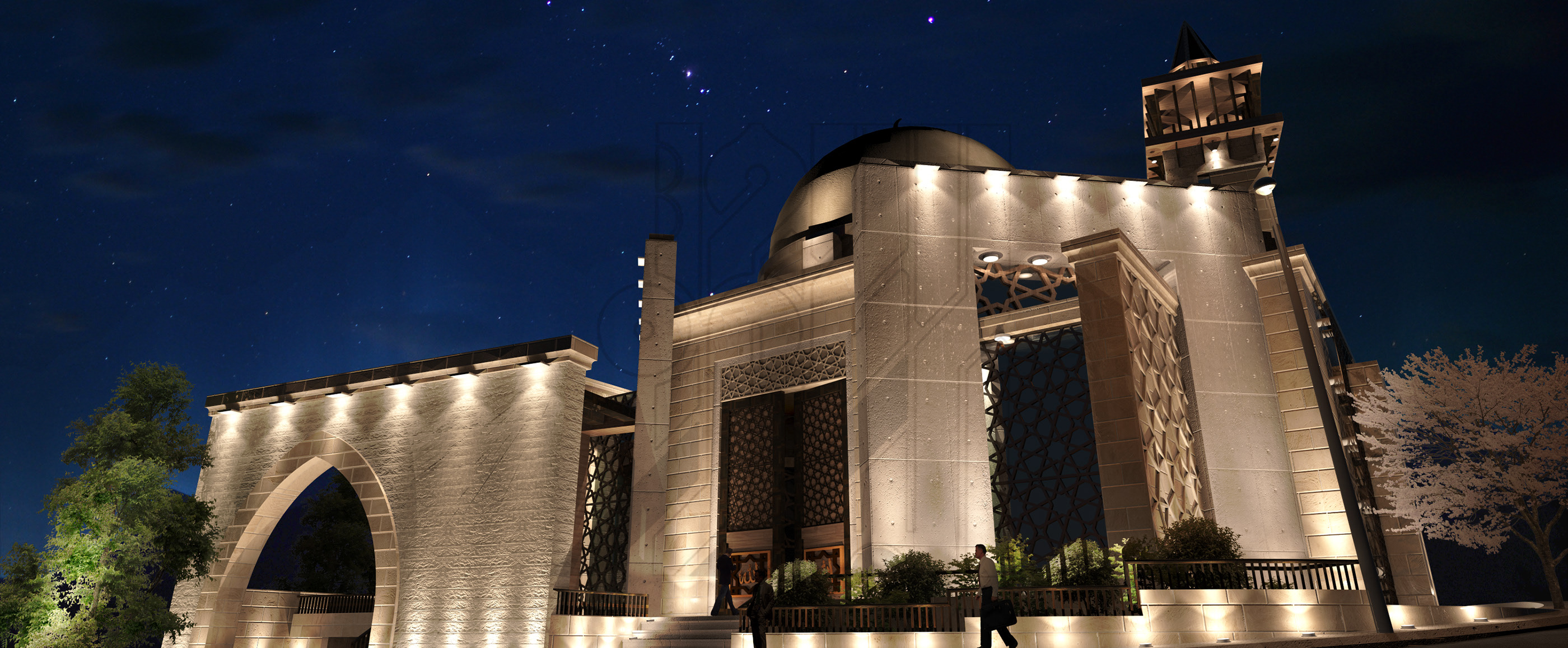 约旦阿曼清真寺外观设计-1