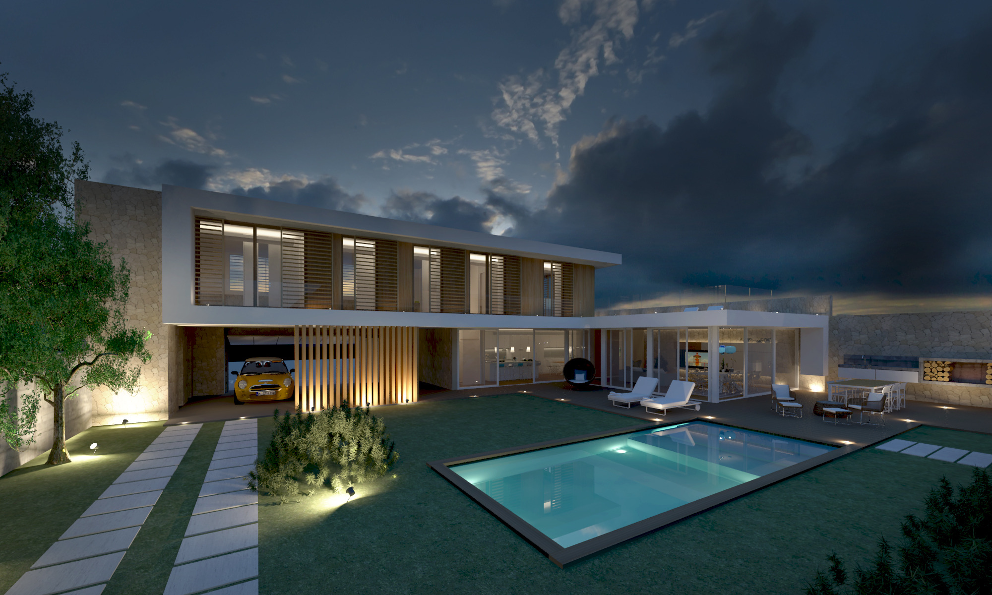 私享户外空间,双层别墅设计-1