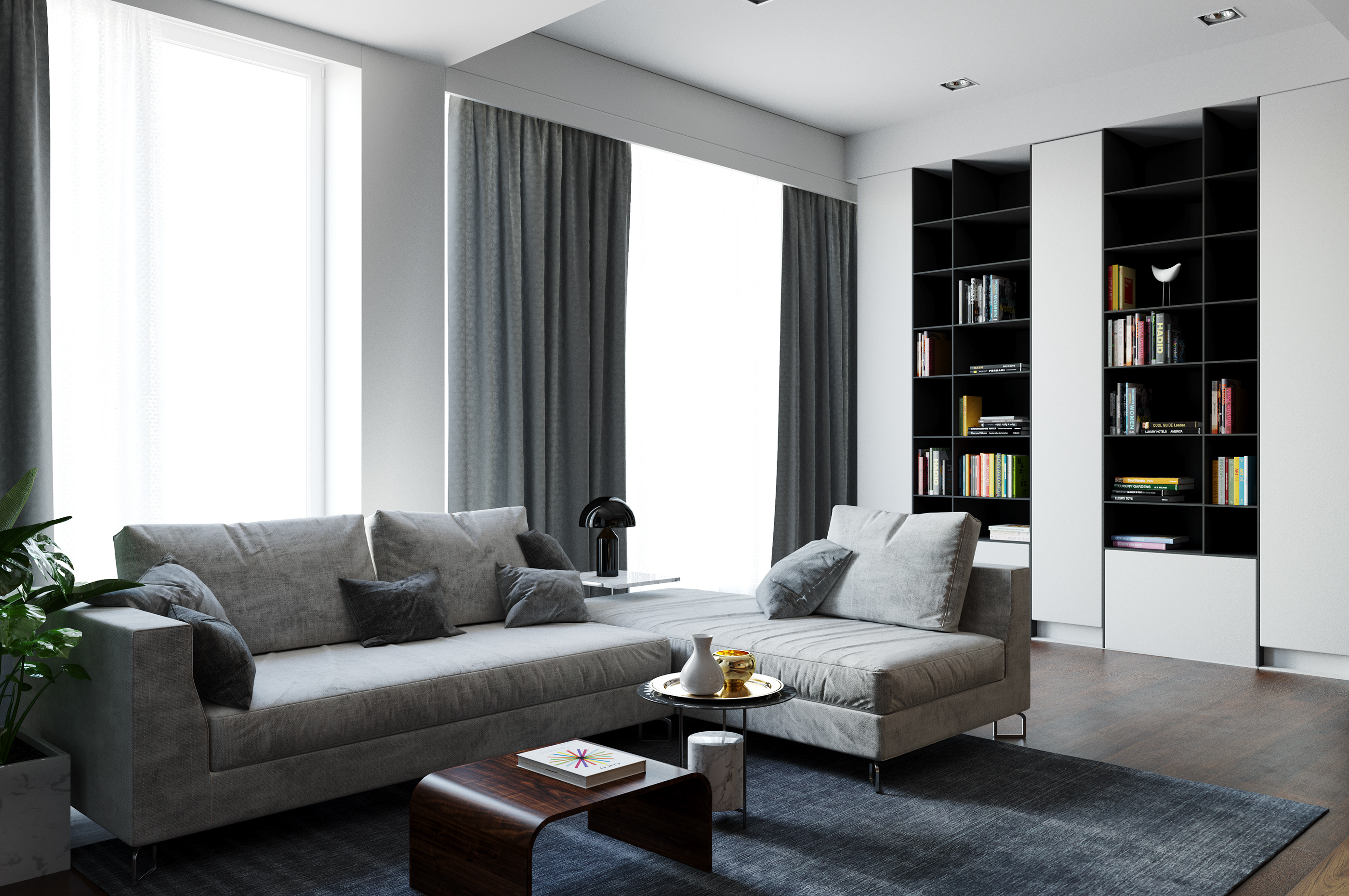 简约宜居的四层空间设计-8