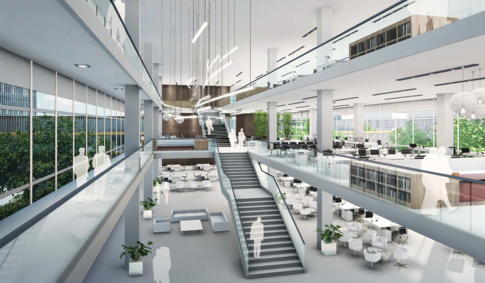 意式 grid 设计理念融入 CCB 深圳湾办公楼-16