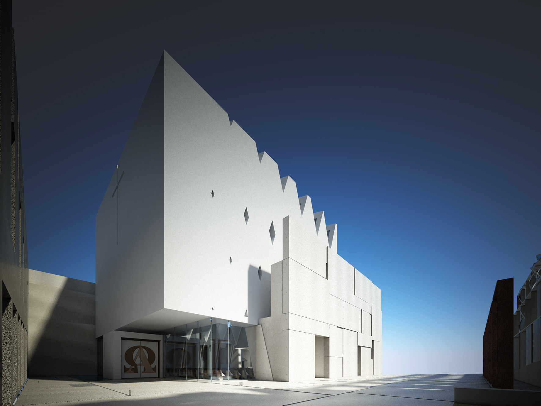 融合天地空间的教堂设计—— Oppido Lucano 教堂-23