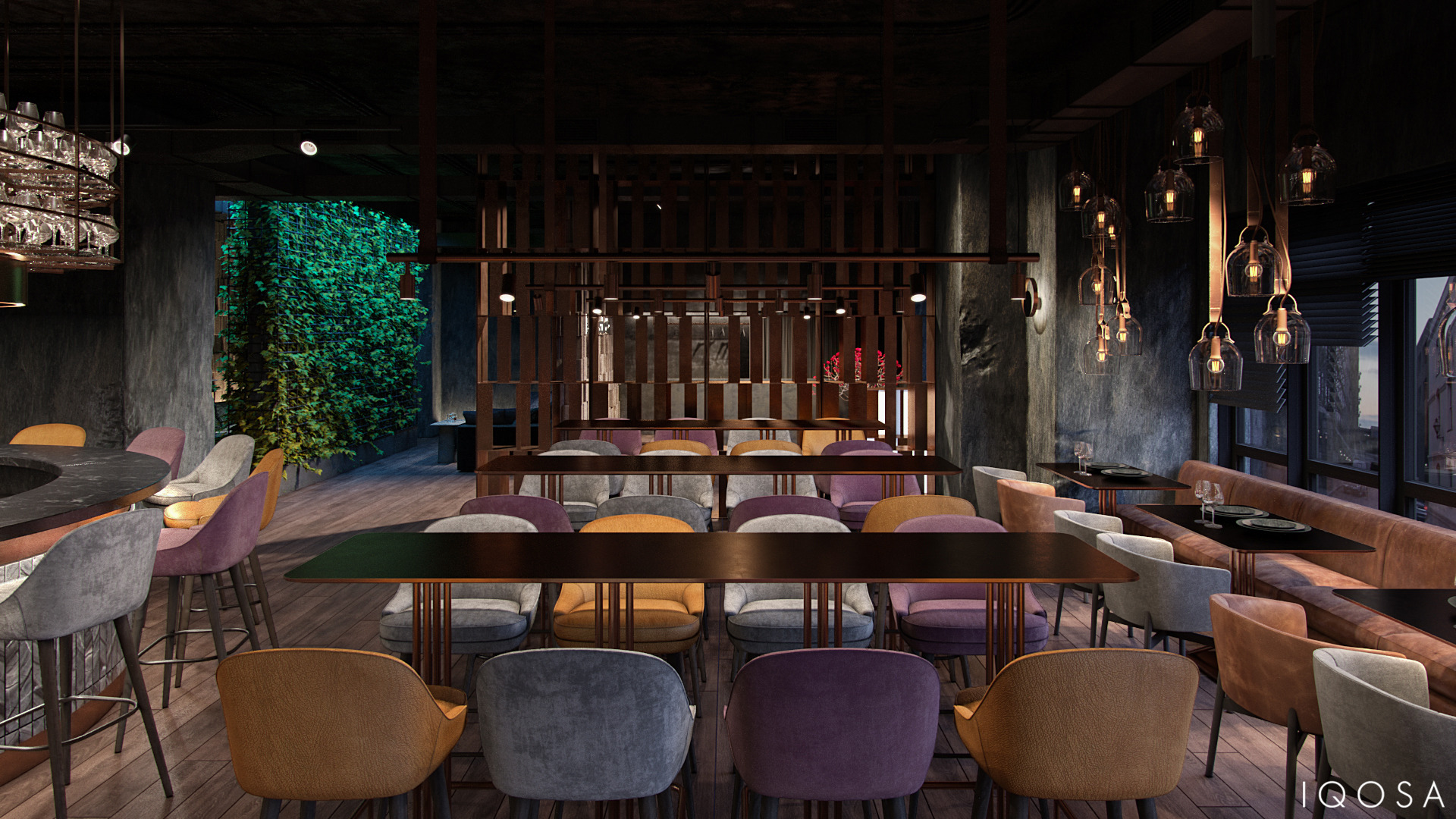 欧式高档餐厅 | 自然材料与精致设计的完美融合-10