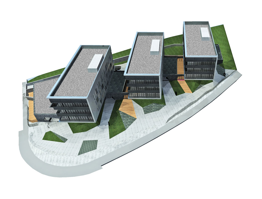 灵活多变的办公建筑空间设计-1