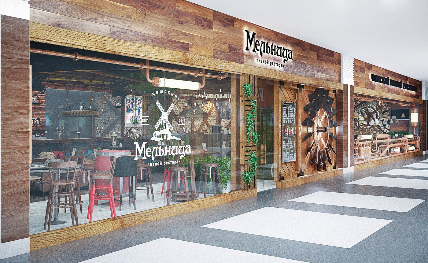 莫斯科"百威麦芽"餐厅——啤酒与设计的完美融合-1