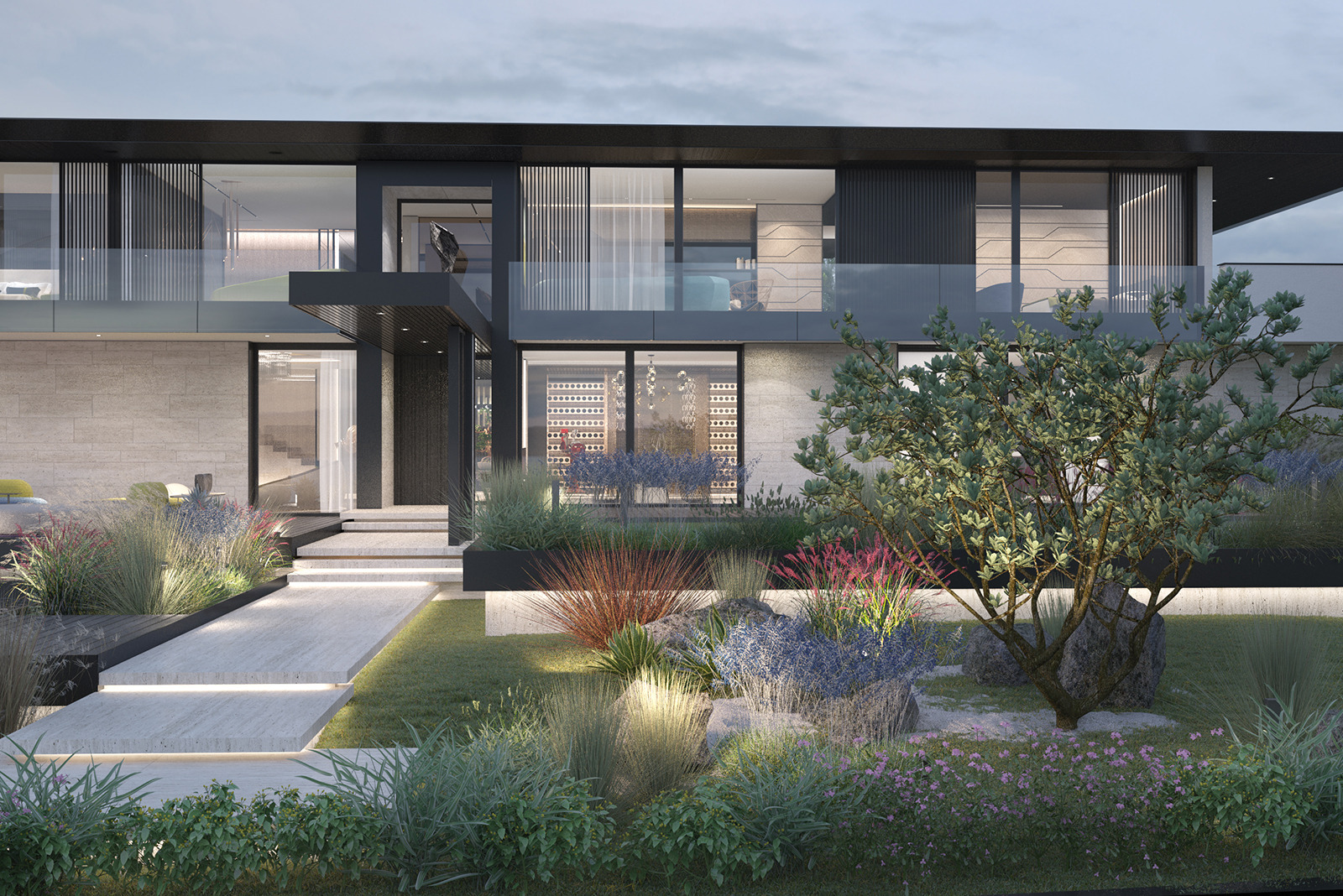 奥地利现代别墅设计与艺术融合-38