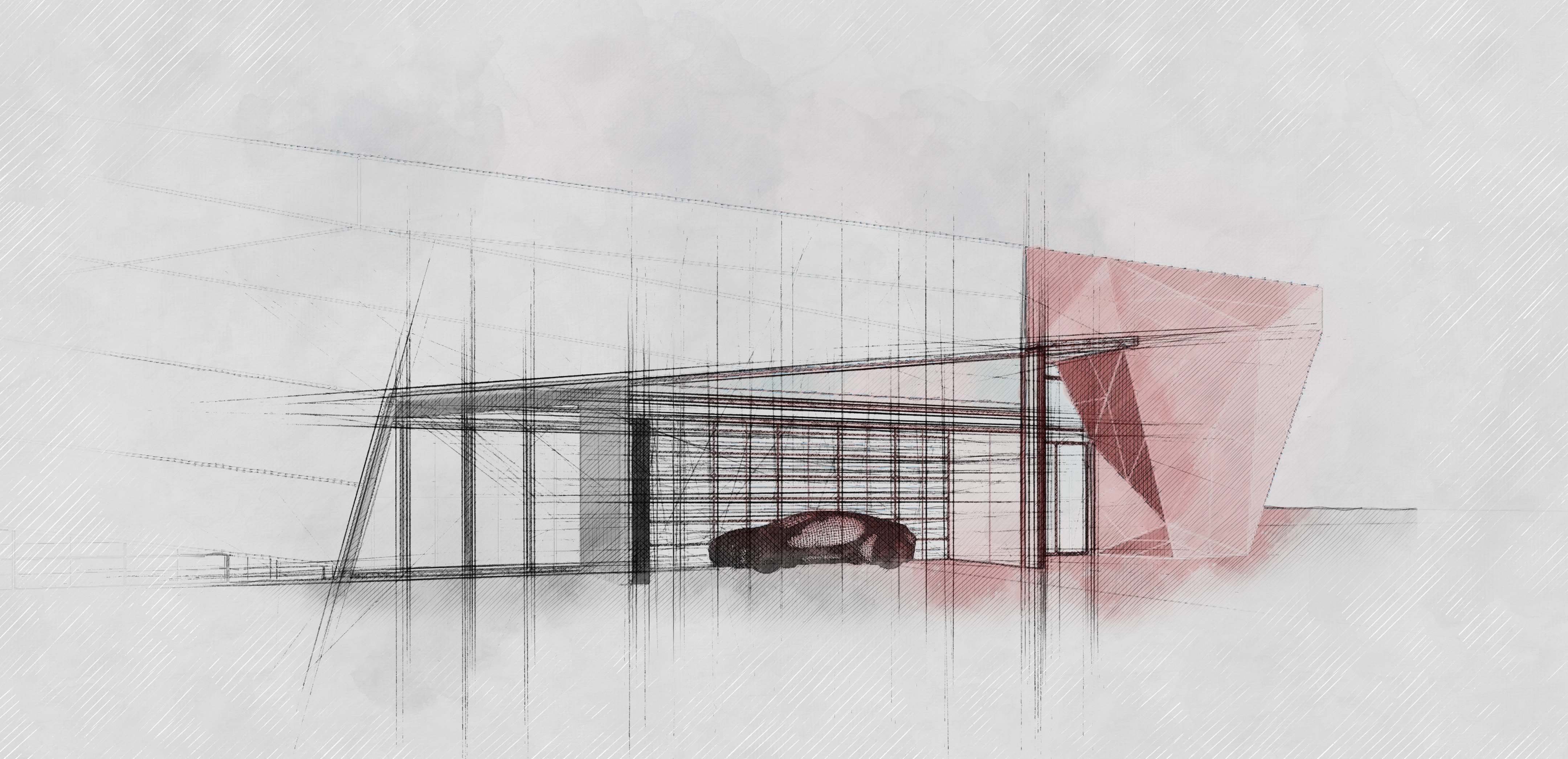 2018 年汽车展览馆室内设计赏析-1