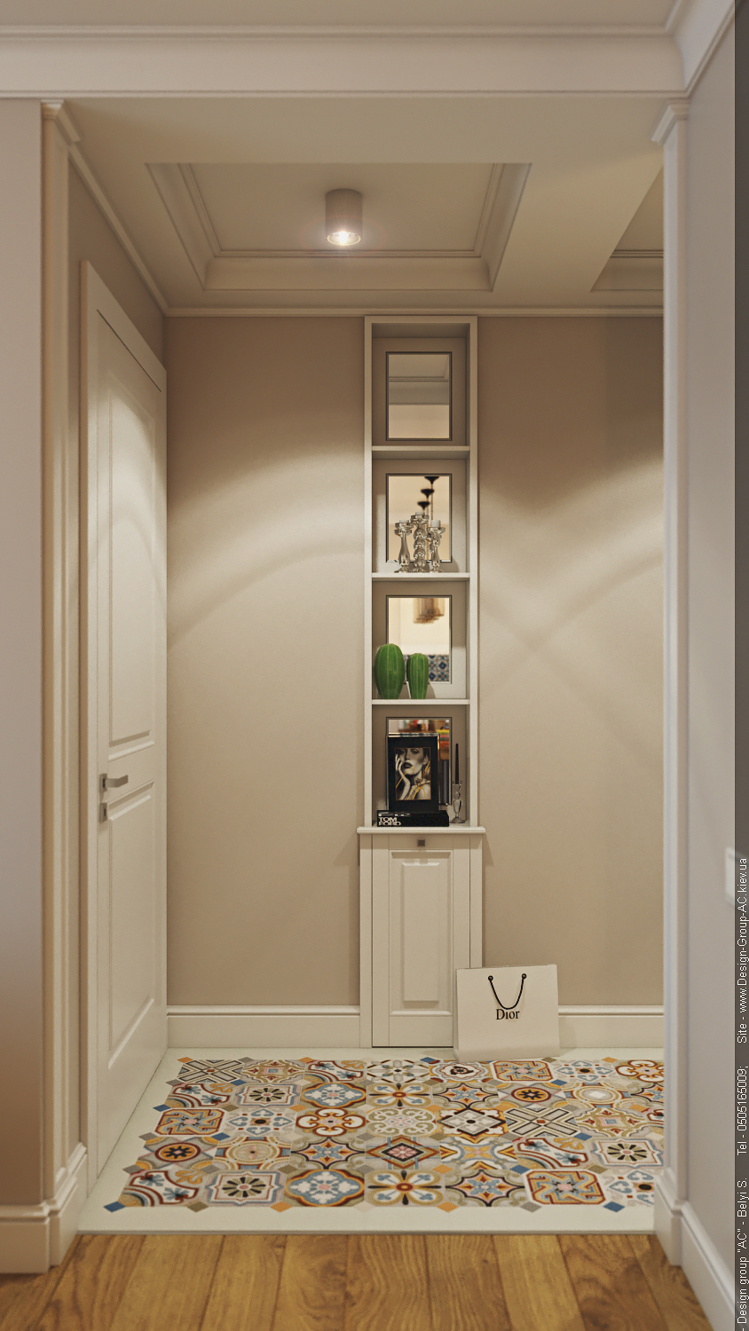 乌克兰基辅私人公寓⑥，现代简约风格客厅-3