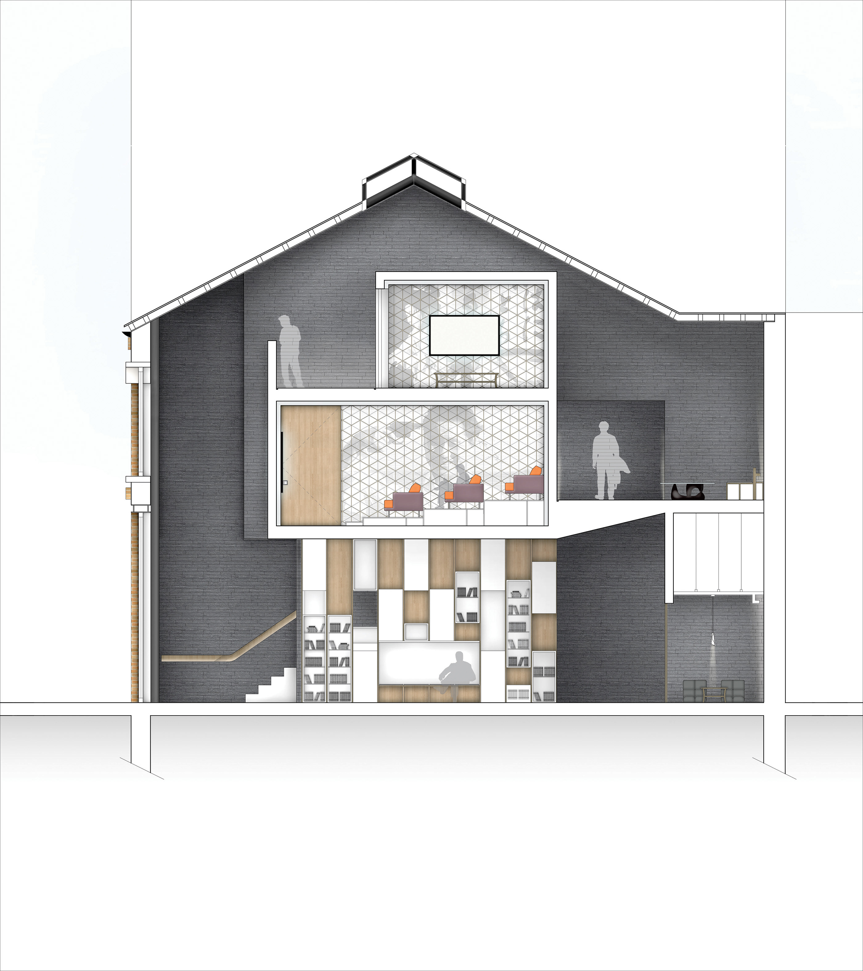 日本电影俱乐部“Kurabu”的空间设计-10